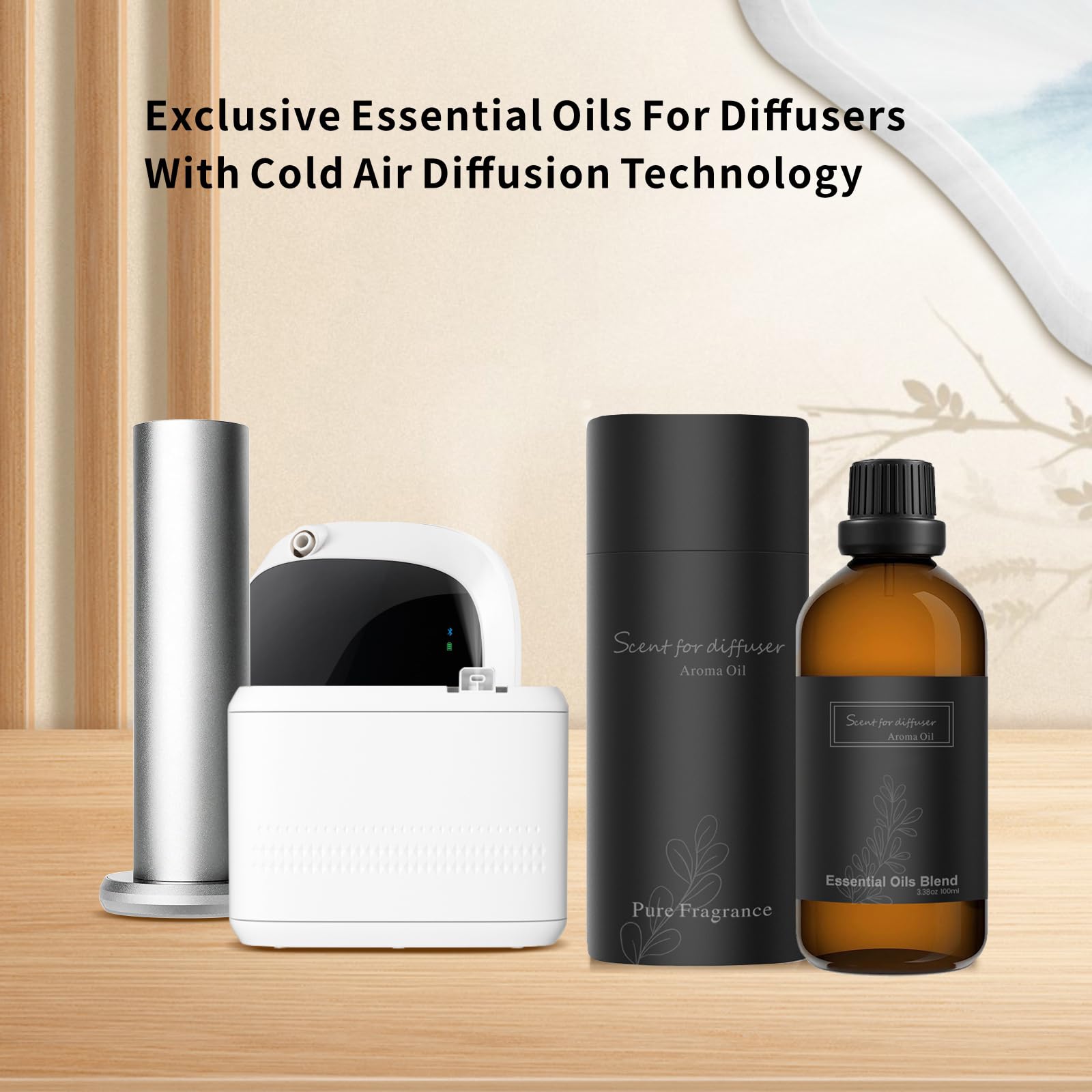 Homnas White Tea Essential Oil 100ML, Hotel Collection 100% Pure and Natural Aromatherapy Oil homnas uk supplements