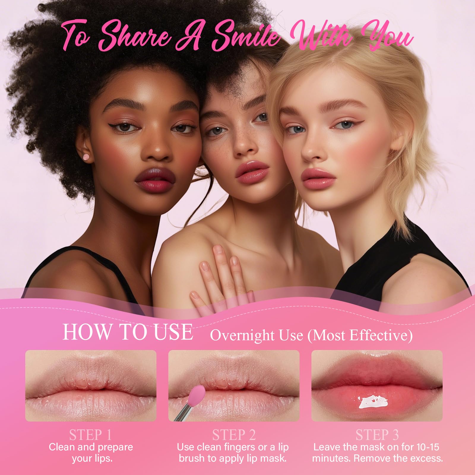 4 Pack Lip Mask Set, Hydrating Lip Mask Overnight - Berry, Grape, Mint, Vanilla Flavors, Lip Sleeping Mask Nourish Lip Balm with Vitamin C & Shea Butter | Dry Lips Care Gift SHVYOG uk supplements