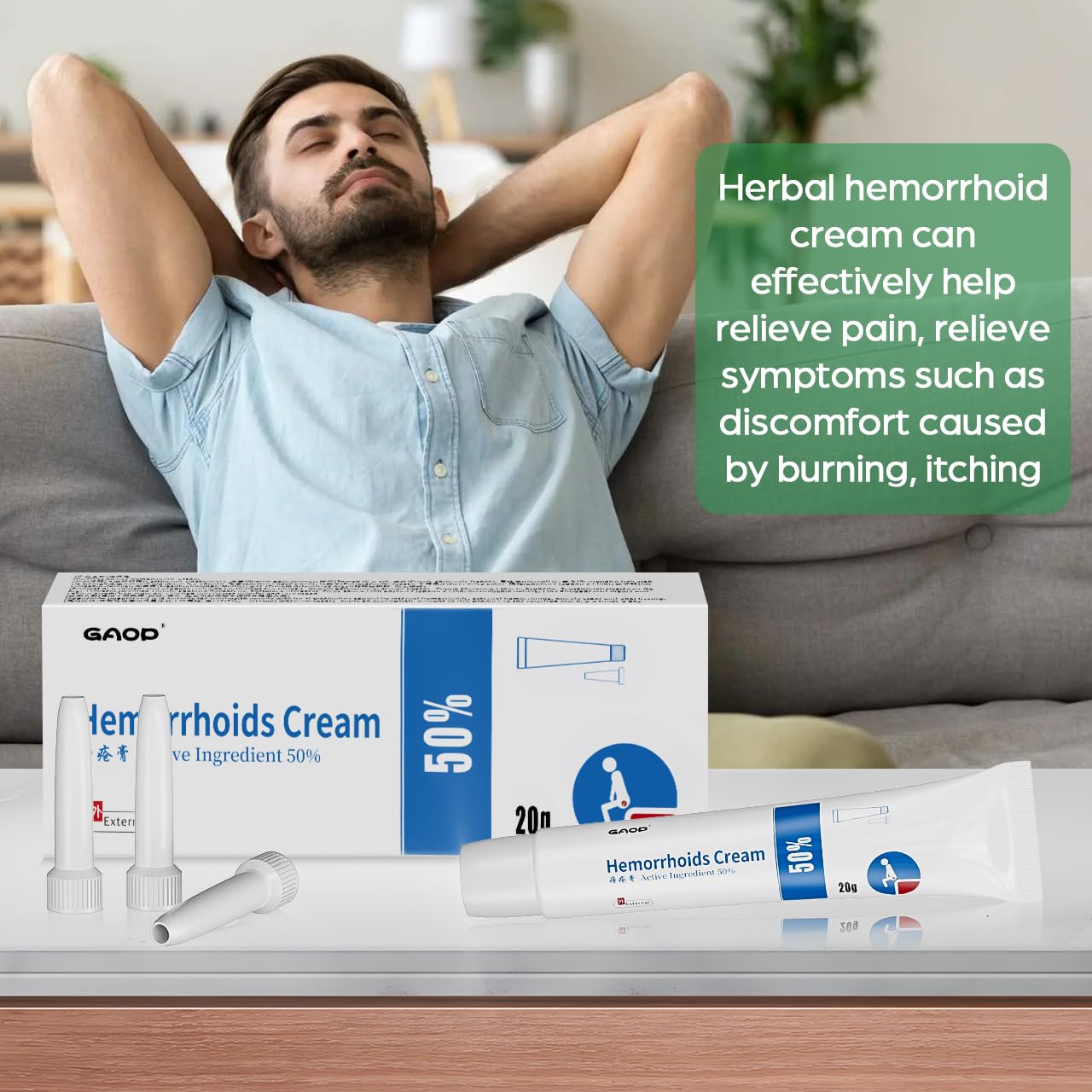 NXHMSWYG Hemorrhoid Cream, Fissure Ointment Body Care Cream Helps to Relieve Pain&Reduce Burning for Men and Women (2pcs) NXHMSWYG uk supplements