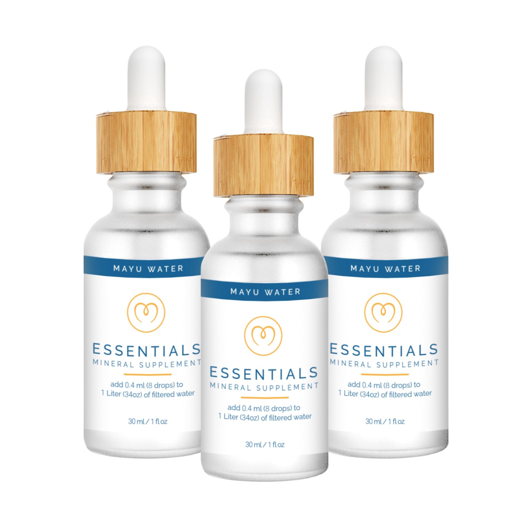MAYU Trace Mineral Drops - 3 Bottles - 80+ Full-Spectrum Ionic Minerals for Water - Great-Tasting Mineral Supplement for Hydration - Magnesium, Potassium & Zinc - No Additives - 90 Servings mayu uk supplements