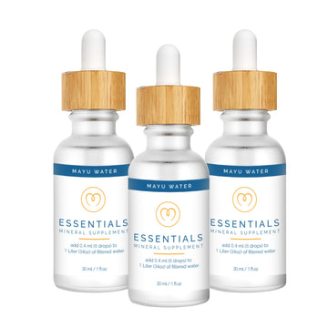 MAYU Trace Mineral Drops - 3 Bottles - 80+ Full-Spectrum Ionic Minerals for Water - Great-Tasting Mineral Supplement for Hydration - Magnesium, Potassium & Zinc - No Additives - 90 Servings mayu uk supplements
