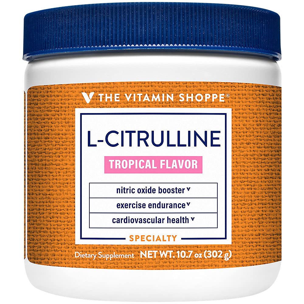 The Vitamin Shoppe L-Citrulline - Free-Form Amino Acid - Nitric Oxide Booster - 3,000 MG The Vitamin Shoppe uk supplements