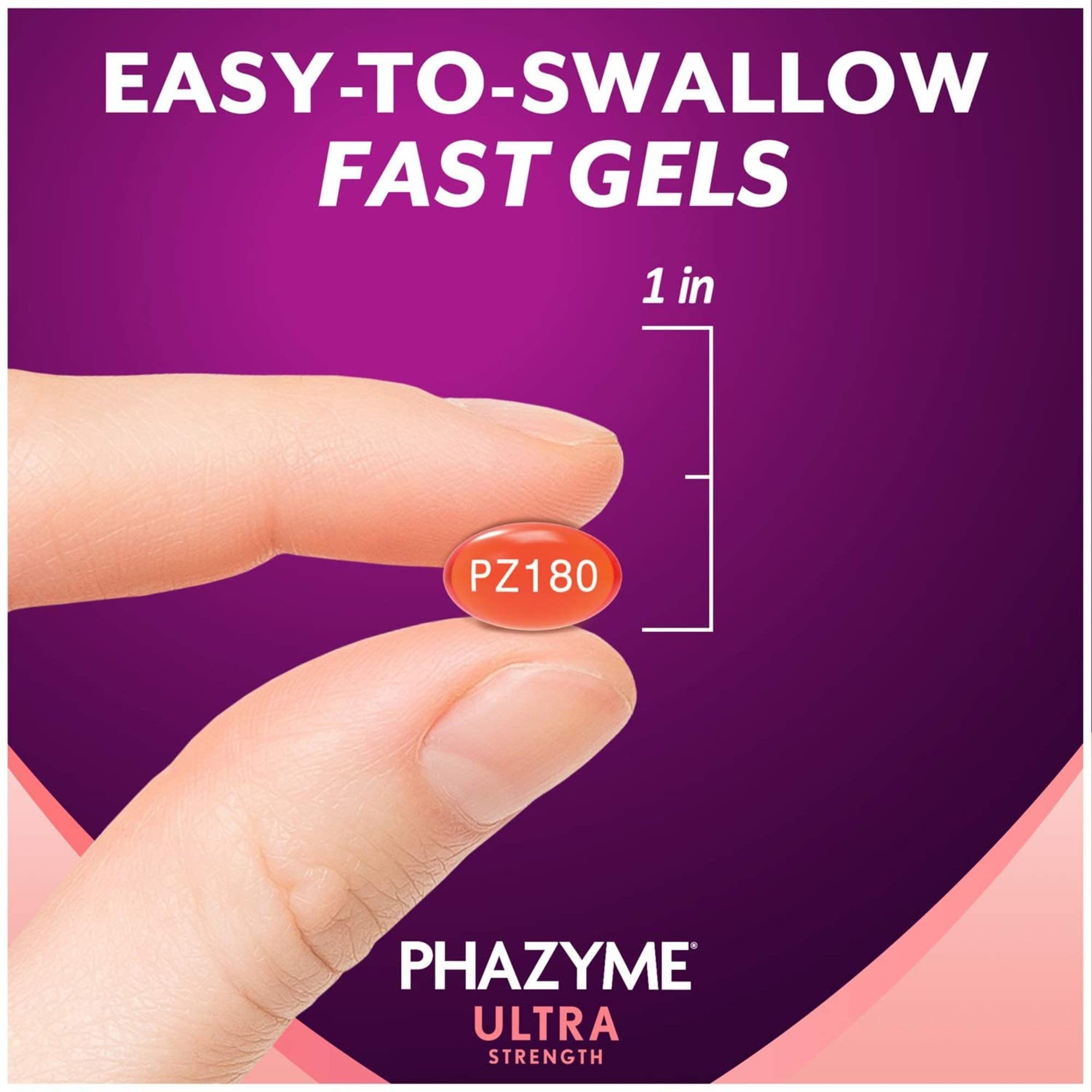 Phazyme Ultra Strength Gas & Bloating Relief, Works in Minutes, 12 Fast Gels, 3 Pack Phazyme uk supplements
