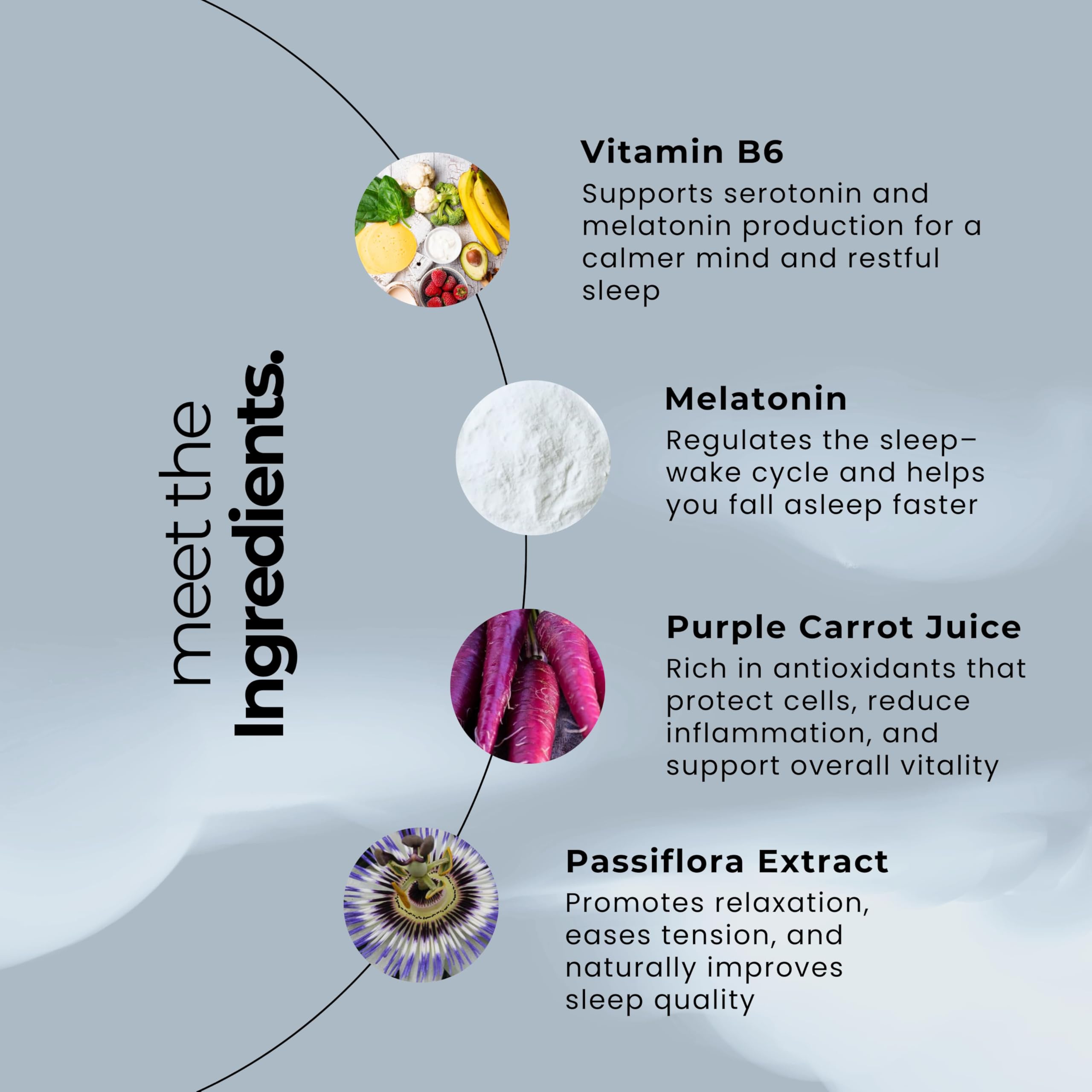 Up&Down Supplements Sleep Well Gummies | Deeper Sleep, Relaxation, Rest & Recovery Support | Melatonin, Vitamin B6 & Passionflower | Made in USA | Vegan, Non-GMO, Gluten Free | 60 Sleep Gummies Up&Down Supplements uk supplements