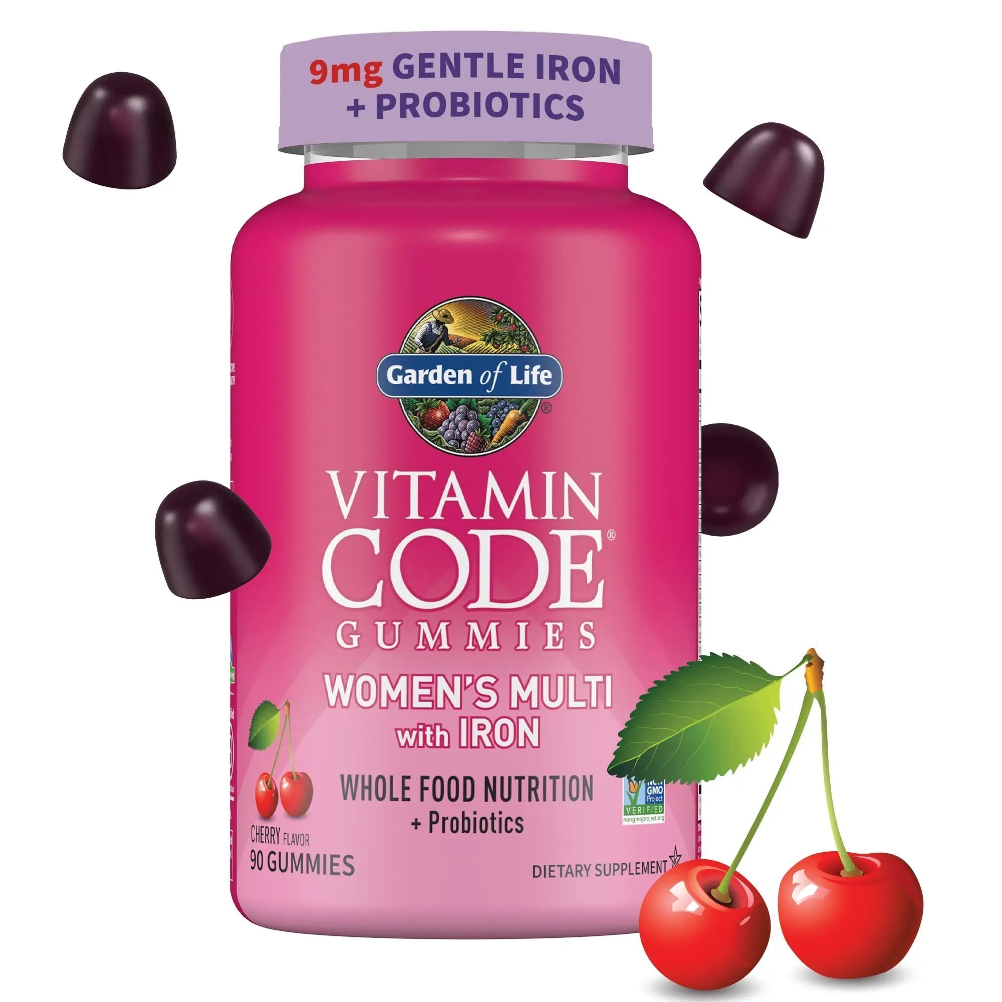 Garden of Life Vitamin Code Women’s Multivitamin Gummy with Iron: Folate, Biotin, D3 & B12 for Hair, Skin & Nails Garden of Life uk supplements