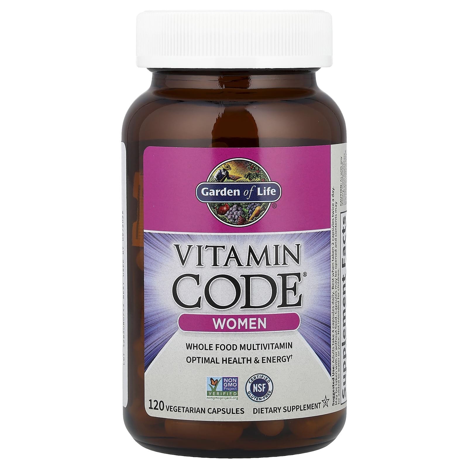 Garden of Life Multivitamin for Women, Vitamin Code Women's Multi - Whole Food Womens Multi Vitamins, Iron, Folate not Folic Acid Garden of Life uk supplements