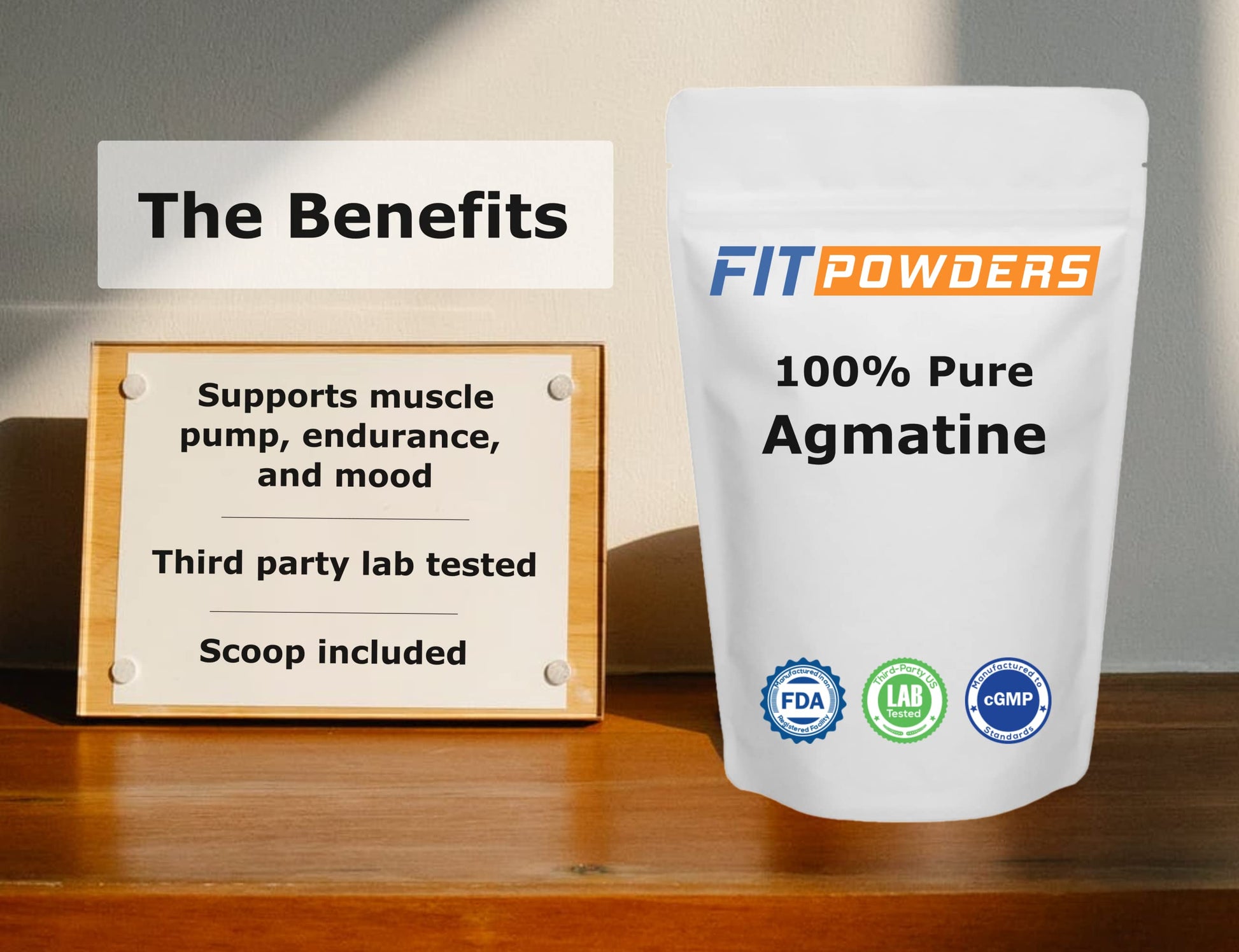 FitPowders Agmatine Sulfate Powder 250 Grams (Multiple Sizes) Strength and Pump FitPowders uk supplements