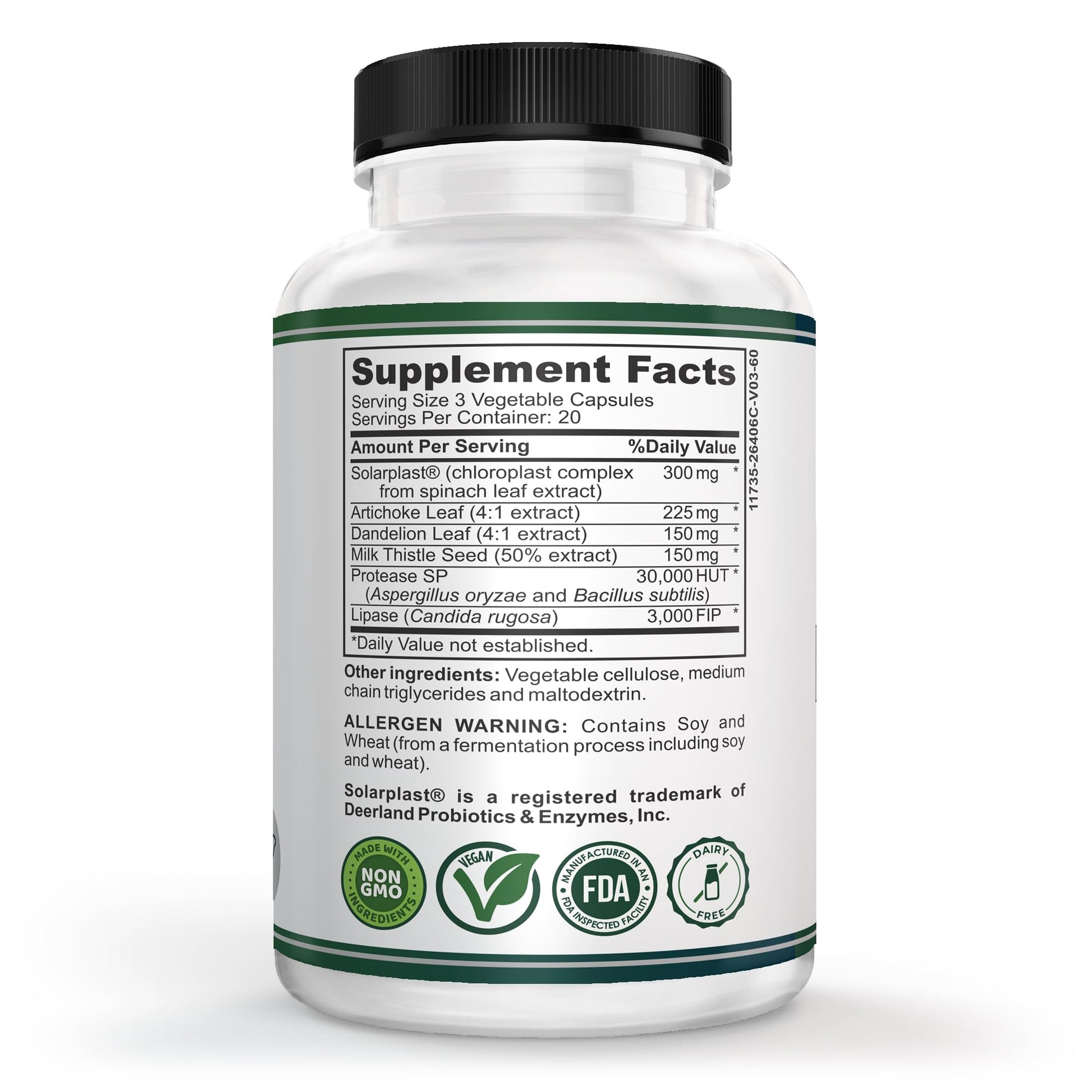 VESALIX Liver Support Supplement for Adults 40+ – Milk Thistle, Artichoke & Dandelion with Digestive Enzymes – Supports Digestion & Cellular Health – 60 Vegetarian Capsules VESALIX uk supplements