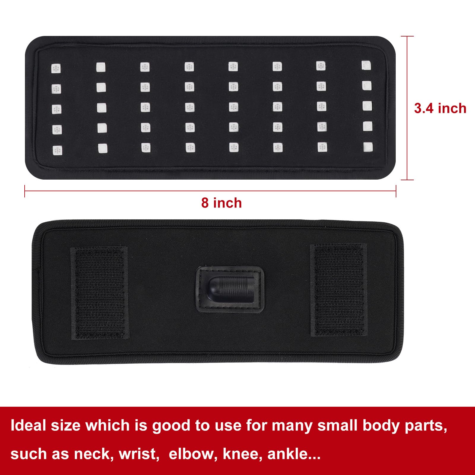 Replacement Red Light Therapy Patch, Infrared Light Therapy for Body Neck Wrist Red Therapy Belt EnjoYield uk supplements