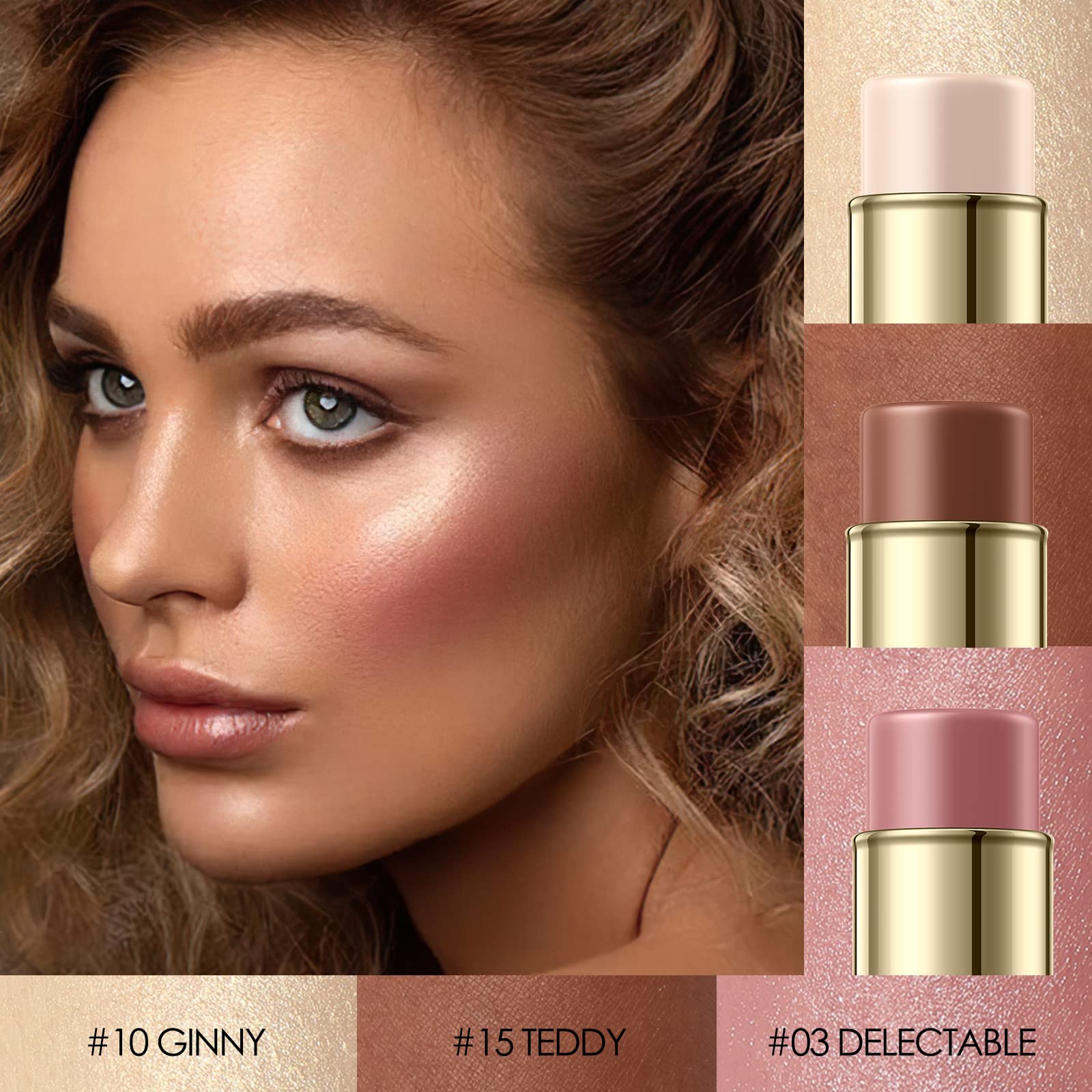 FALOCUTUS 3 Pcs NEUTRAL Contour Stick Set,Cream Blush & Highlighter Bronzer Pen,Long Lasting & Smooth Natural Face Contouring Illuminator,Professional Makeup Kit for All Skin Falocutus uk supplements