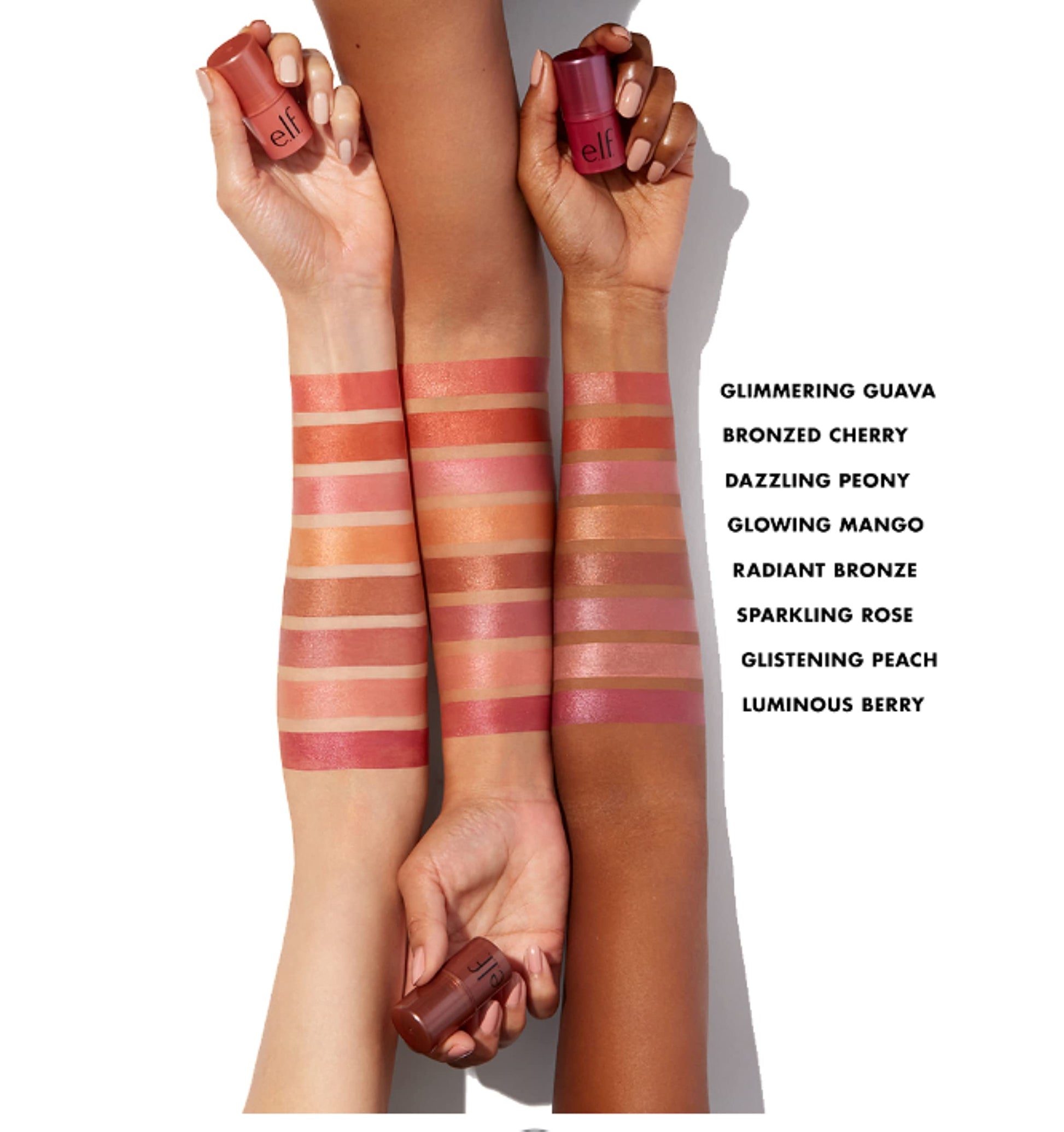 e.l.f. Monochromatic Multi Stick, Travel-Sized Luxuriously Creamy & Blendable Color For Eyes, Lips & Cheeks, Vegan & Cruelty-Free, Bronzed Cherry, 0.17 Oz e.l.f. uk supplements