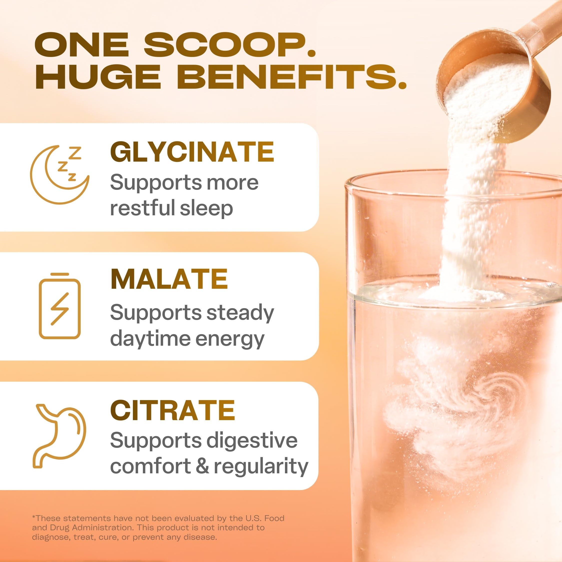 GoBiotix Magnesium Glycinate Powder – Cortisol Supplements for Women and Men – High Absorption Magnesium Complex Calm Supplement with Citrate, Malate – Sugar Free – 420 mg, 60 Servings - Honey Citrus GOBIOTIX uk supplements