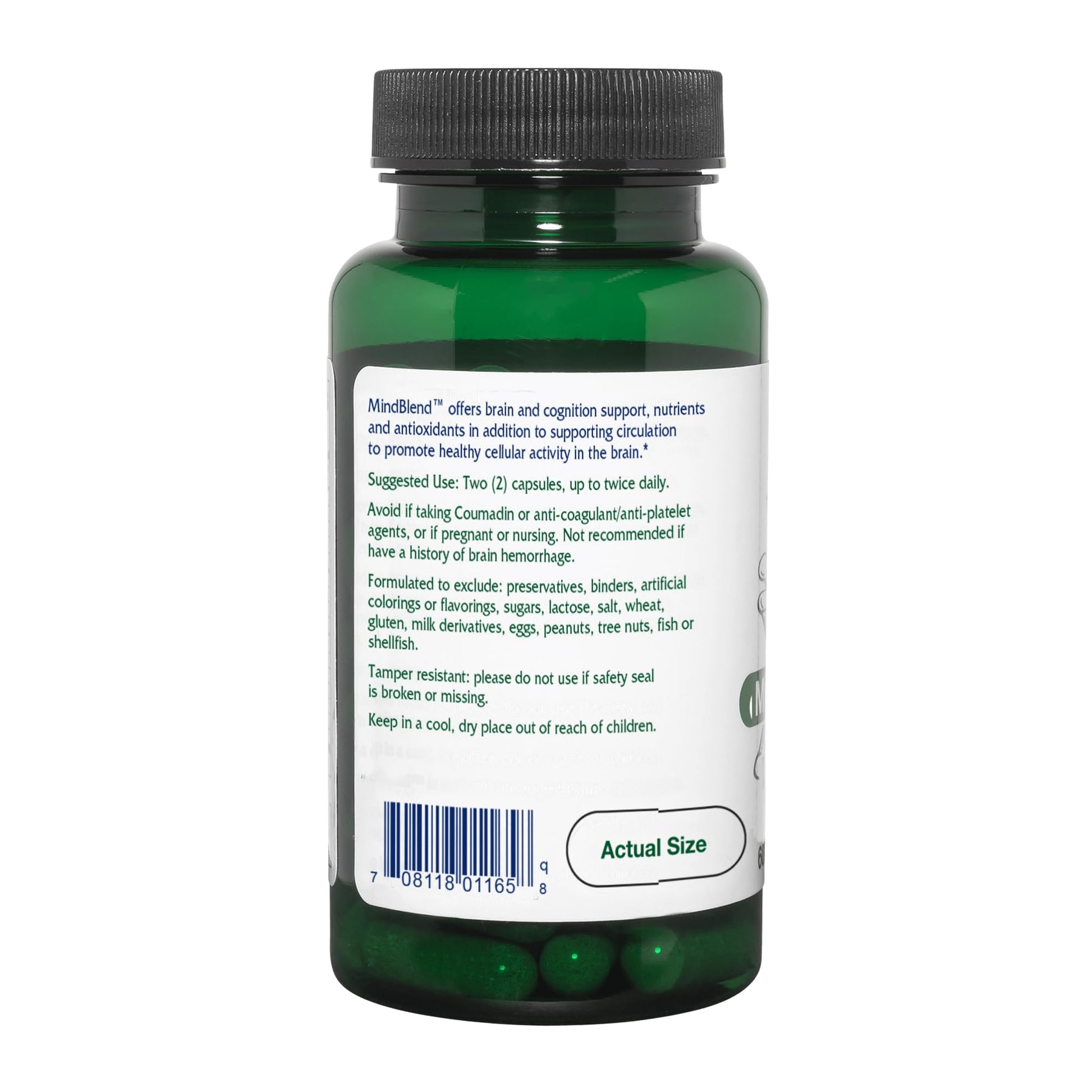 Vitanica MindBlend, Brain Support, Vegan, 60 Capsules Vitanica uk supplements