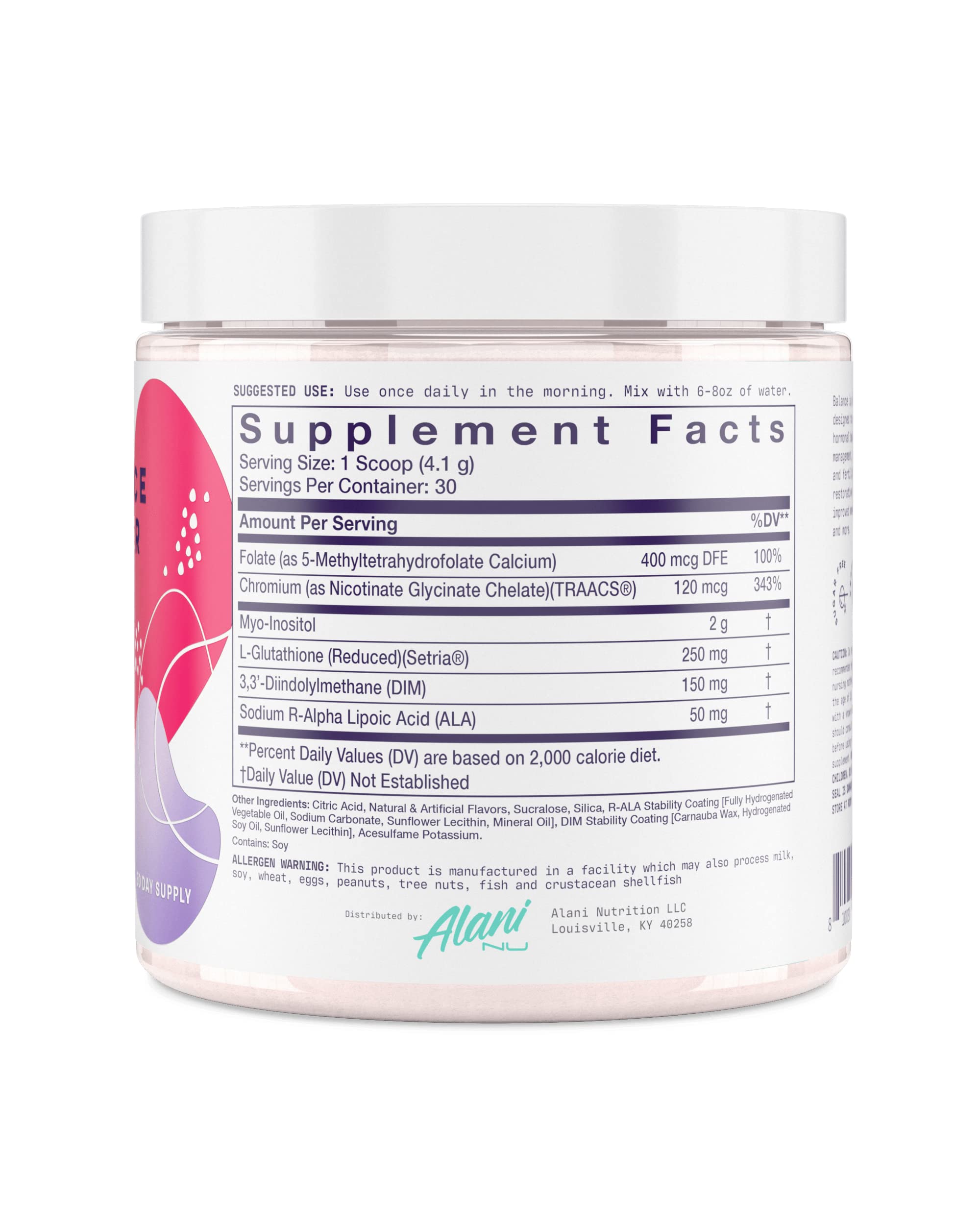 Alani Nu Balance Powder Hawaiian Shaved ICE | Supplement for Women | Hormonal Supp Alani Nu uk supplements