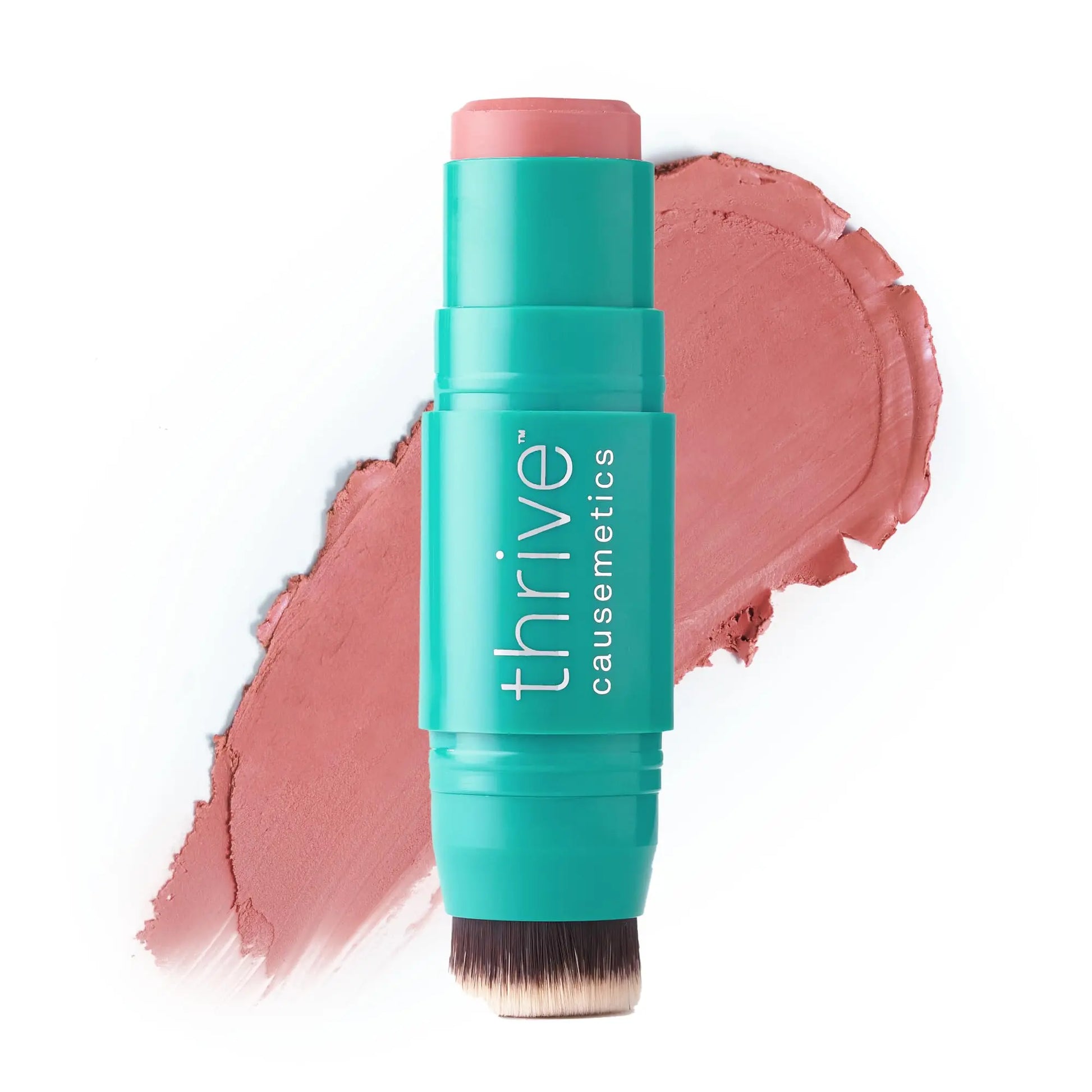 Thrive Causemetics Triple Threat Color Stick: Cream Blush Stick with Vitamin E, Evening Primrose Oil, Waterproof Smudge Proof Face Makeup Formula, Kaisa (Dusty Rose Matte) Thrive Causemetics uk supplements