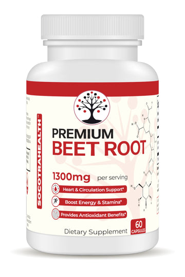 Socotra Health Beet Root Capsules - Made with Premium Organic Beetroot Powder Socotra Health uk supplements