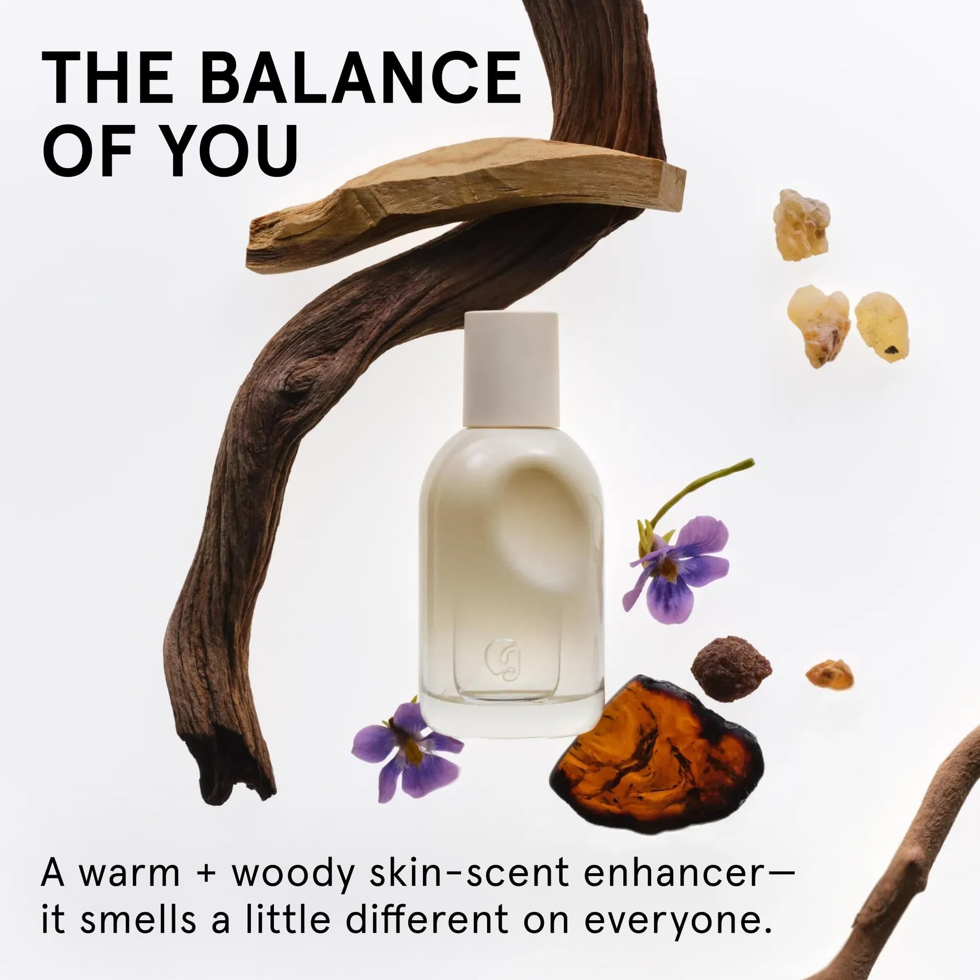Glossier You Doux Eau de Parfum - Unisex Fragrance for Men & Women, Skin-Scent Enhancer Smells Different on Everyone - Earthy Woody Perfume with Sweet Violet, Palo Santo & Ambrox Base Notes, 100ml Glossier uk supplements