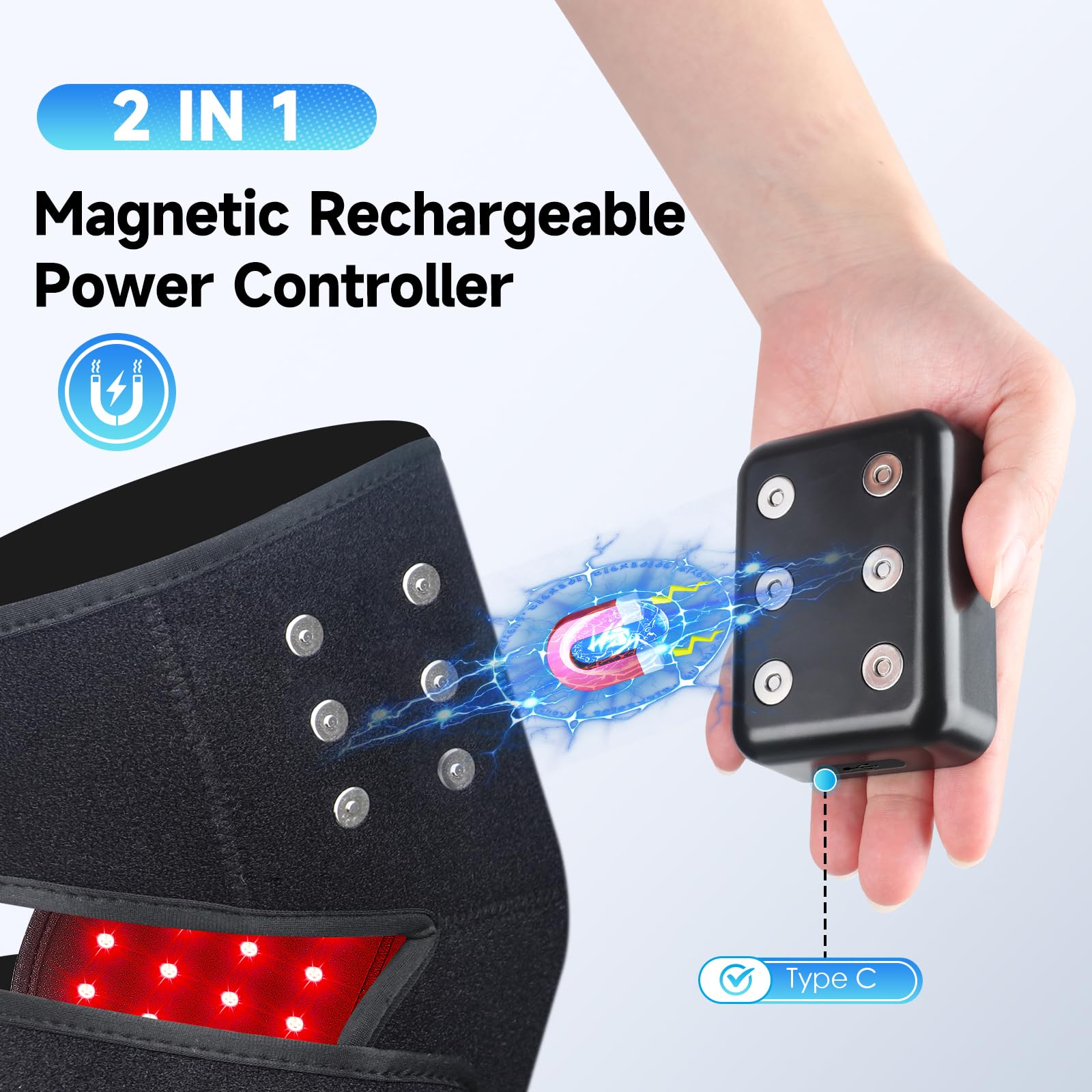 Red Light Therapy Knee Brace: Pain Relief Infrared Heating Pad 72 LED Heat Lamp Pain Relief Astarexin uk supplements