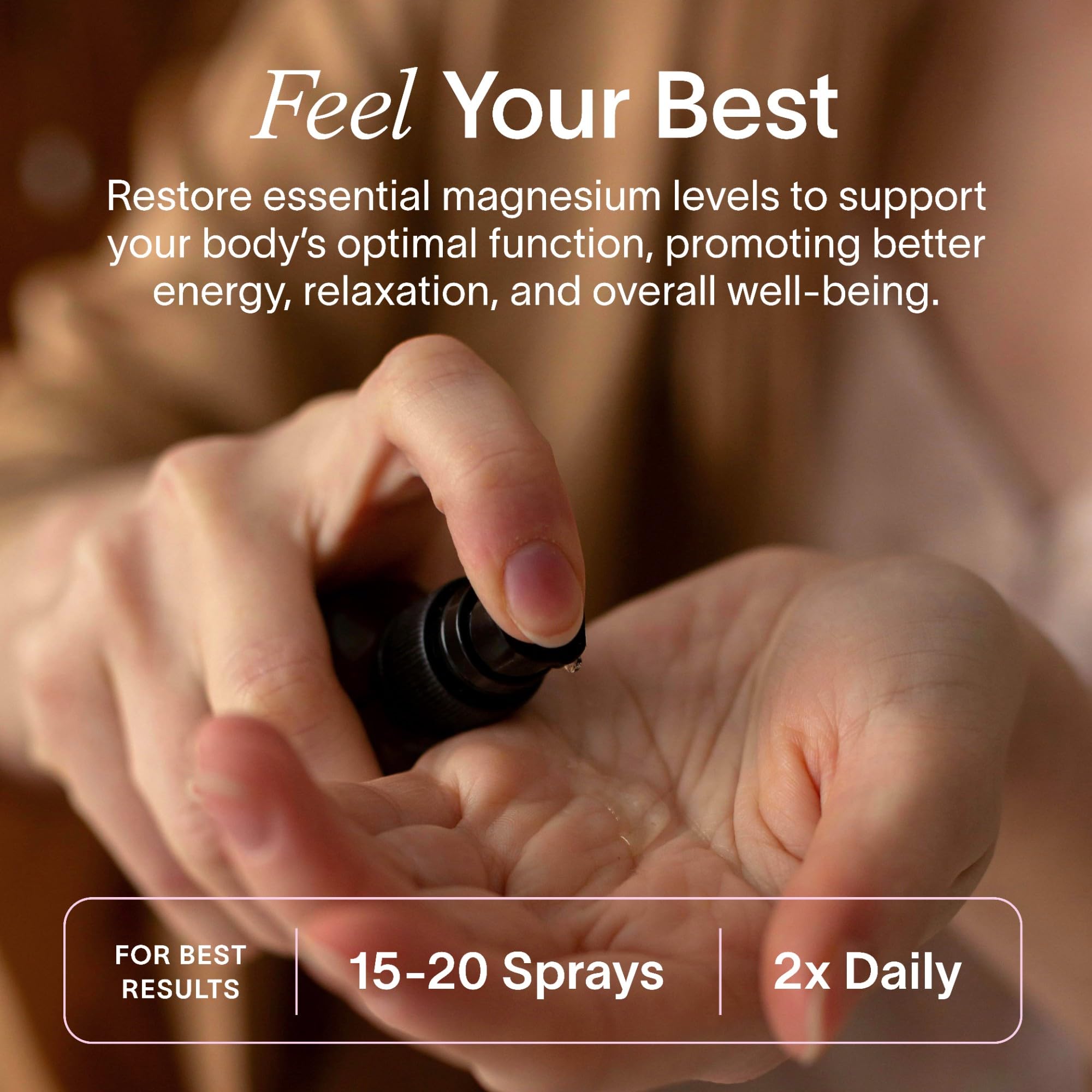 Ladywell Topical Magnesium Oil Spray | Mood, Cycle & Stress Support | PMS, PCOS, Fertility, Menopause, Hormone Balance, Cramps | Pure Magnesium Chloride, Science-Backed | Rapid Skin Absorption Ladywell uk supplements