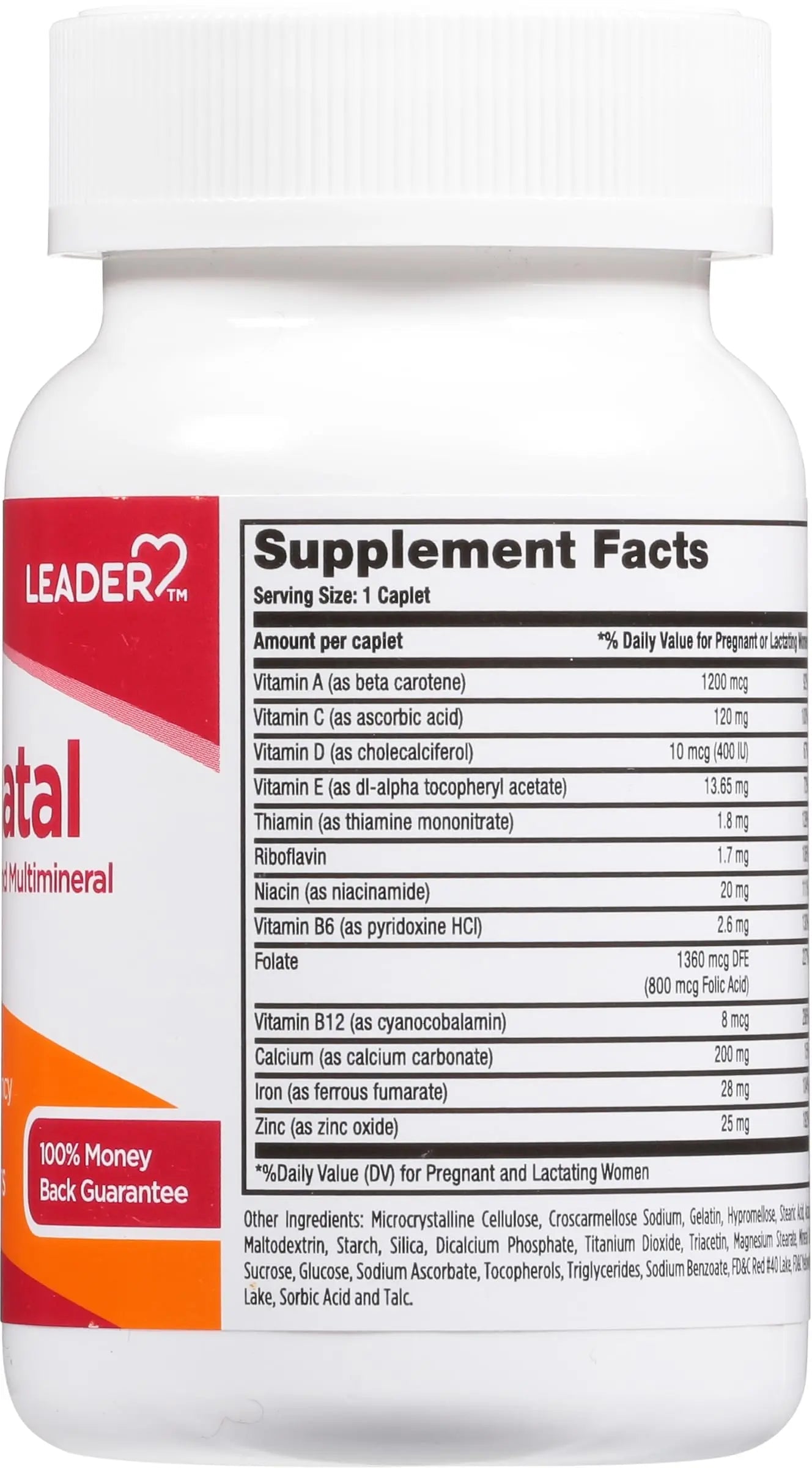 Leader Prenatal Multivitamin with 800mcg Folic Acid & Essential Nutrients for Healthy Pregnancy & Fetal Development, High Potency Vitamin Leader uk supplements