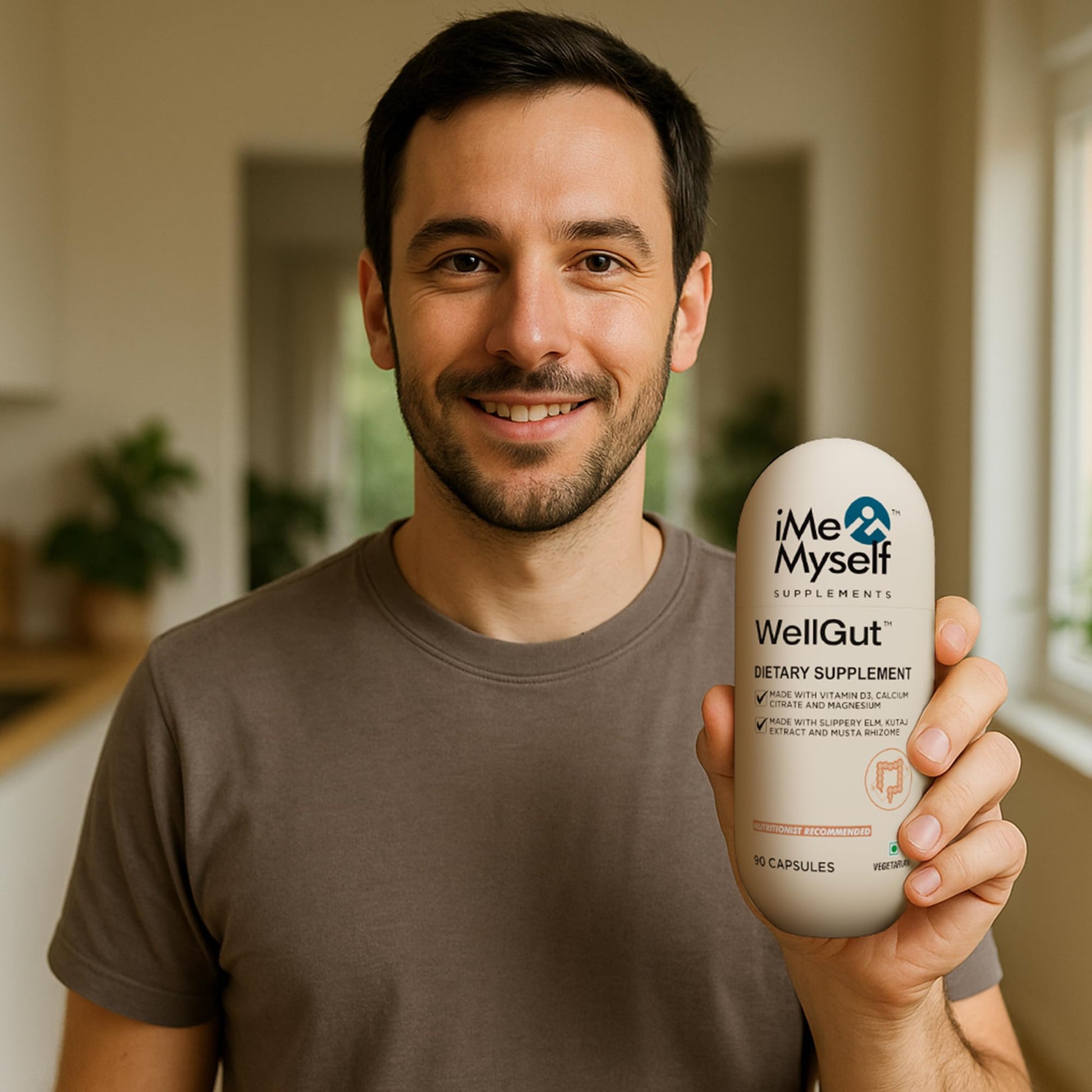 iMeMyself WellGut Daily Herbal Supplement | Traditional Herbs with Minerals & Probiotics 90 Vegan Capsules iMeMyself uk supplements