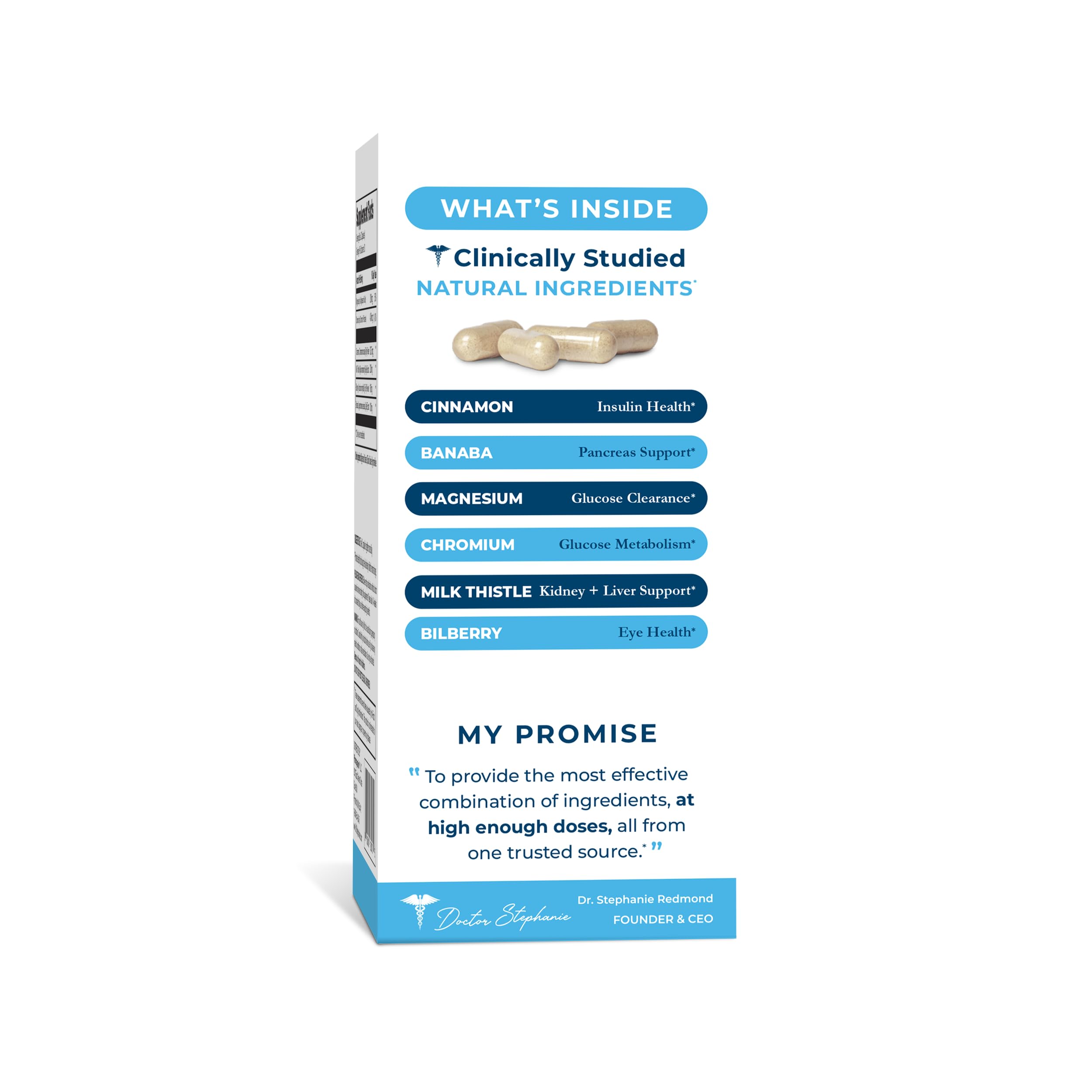 Pharmaganics Blood Sugar 24 Hour - 6 in 1 Formula with Cinnamon, Banaba, Chromium, Milk Thistle, & More - Once Daily Supplement Pharmaganics uk supplements