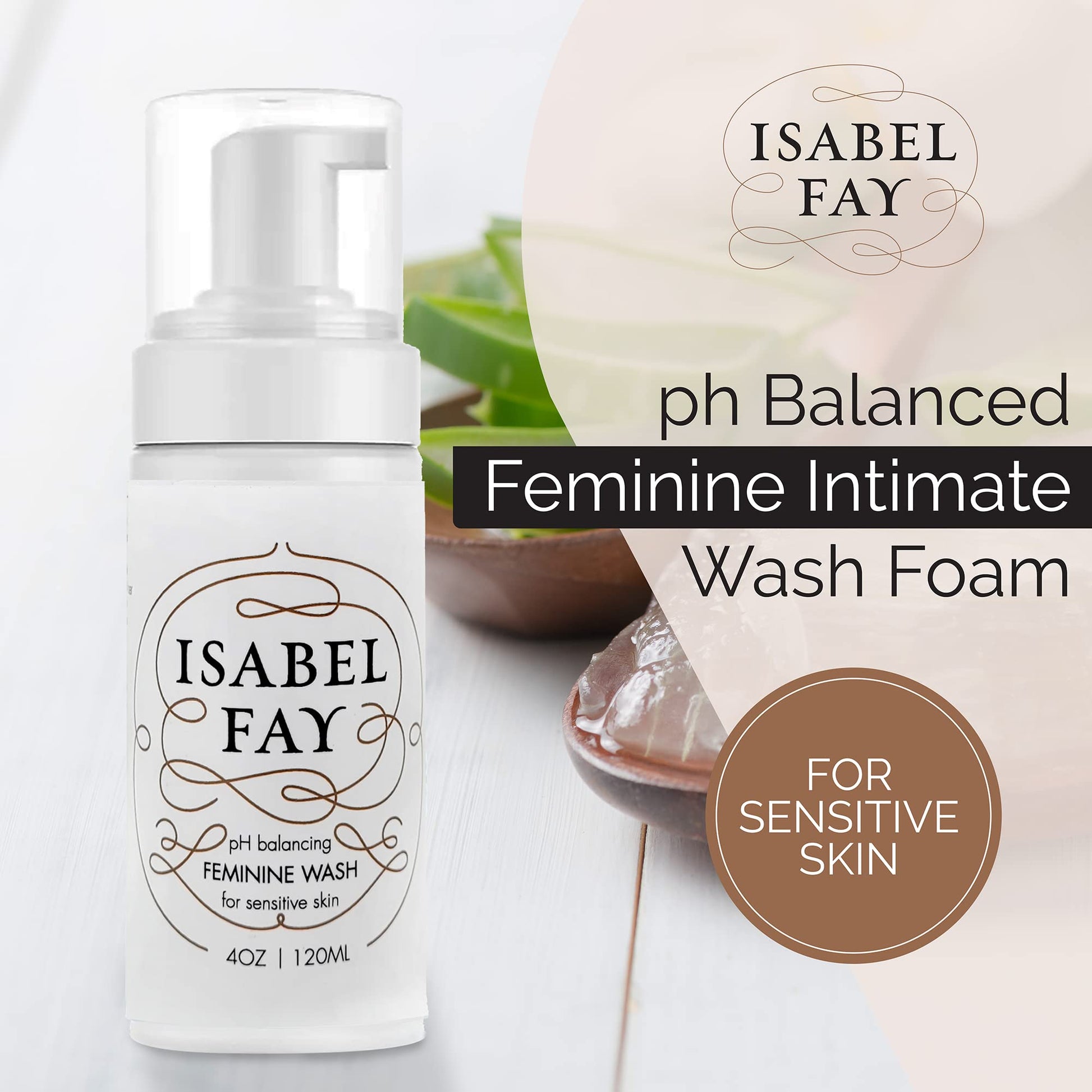 Isabel Fay ph Balanced Feminine Intimate Foam Wash gentle and safe for sensitive skin Isabel Fay uk supplements