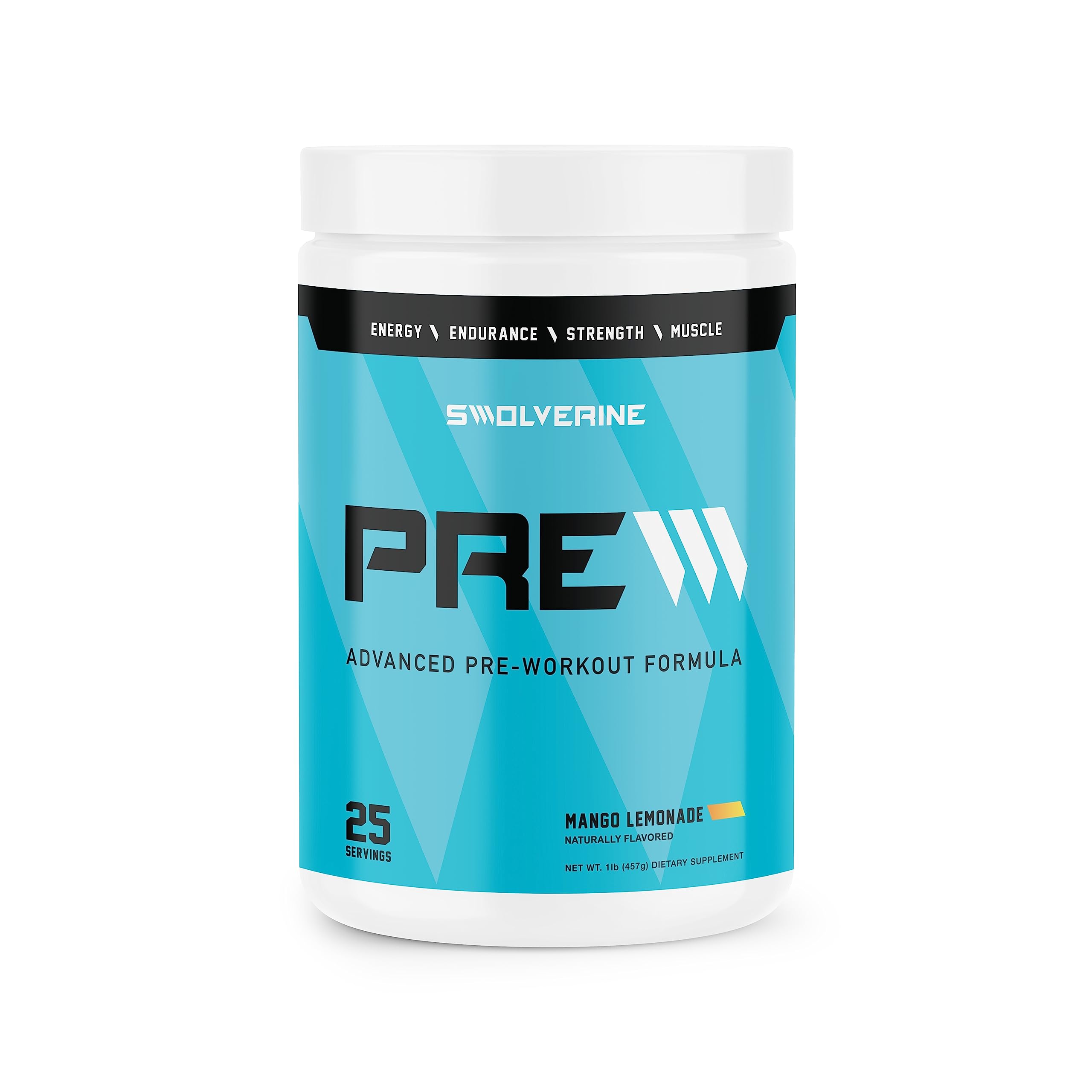 Swolverine PRE-Workout | Citrulline Malate, Carnosyn Beta Alanine, Carnitine, Ginseng Swolverine uk supplements