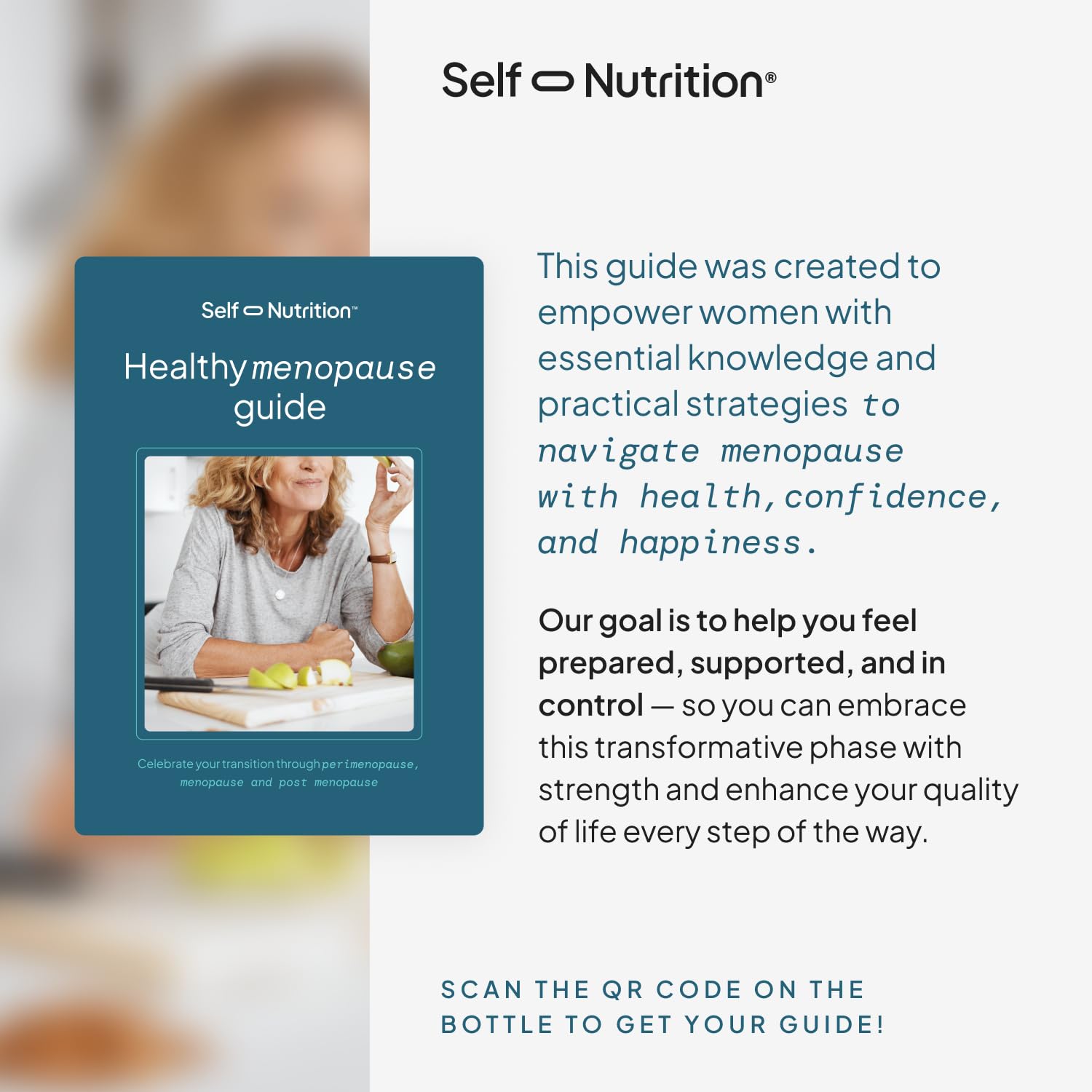 SELF NUTRITION Menopause Support for Women -All-Natural, Hormone-Free Perimenopause & Menopause Support. Unique Blend for Hot Flashes, Mood, Energy, Sleep & More. Vegan, Gluten-Free, 60 Capsules. SELF NUTRITION uk supplements