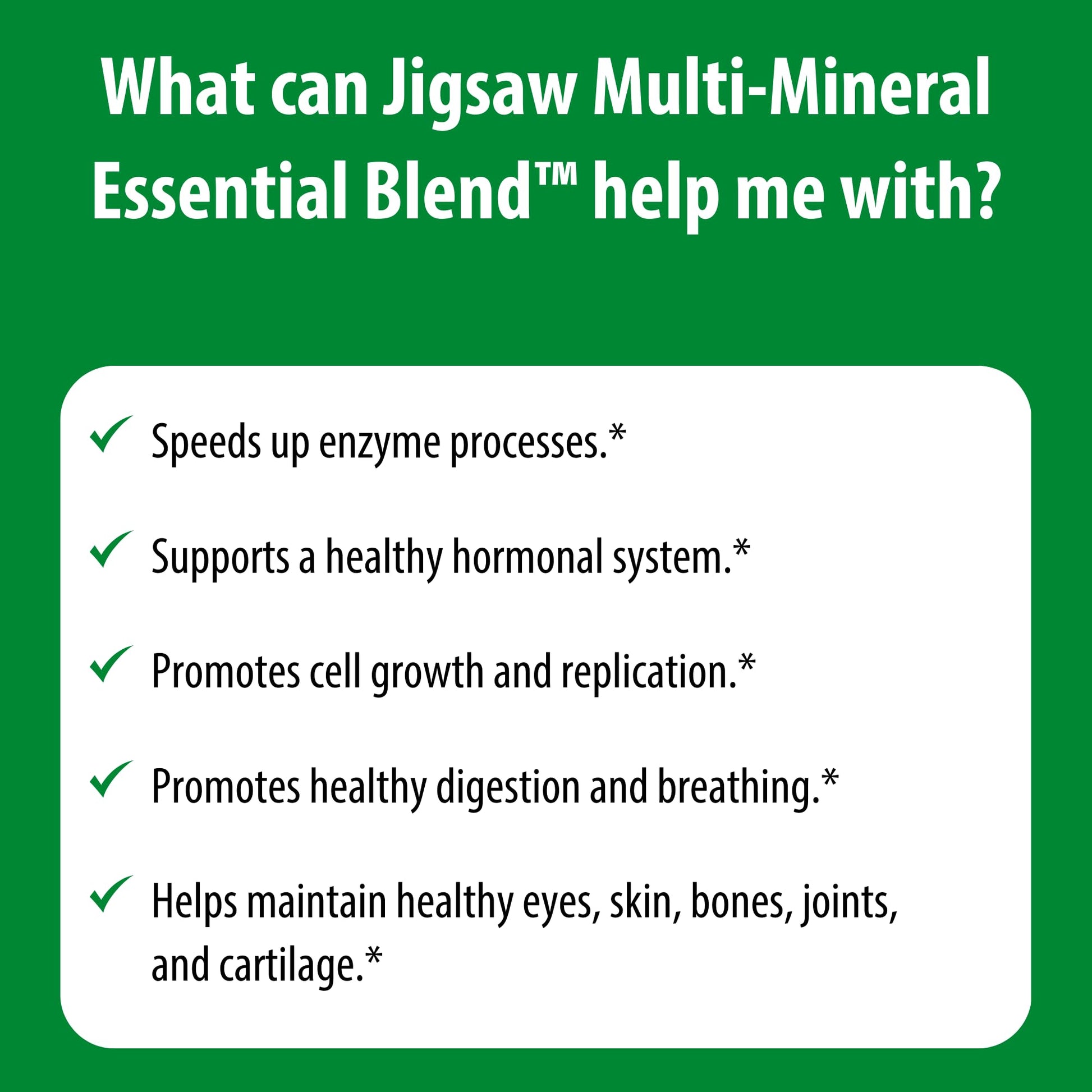 Jigsaw Health Multi-Mineral Essential Blend | 90 Capsules | 90 Servings Jigsaw Health uk supplements