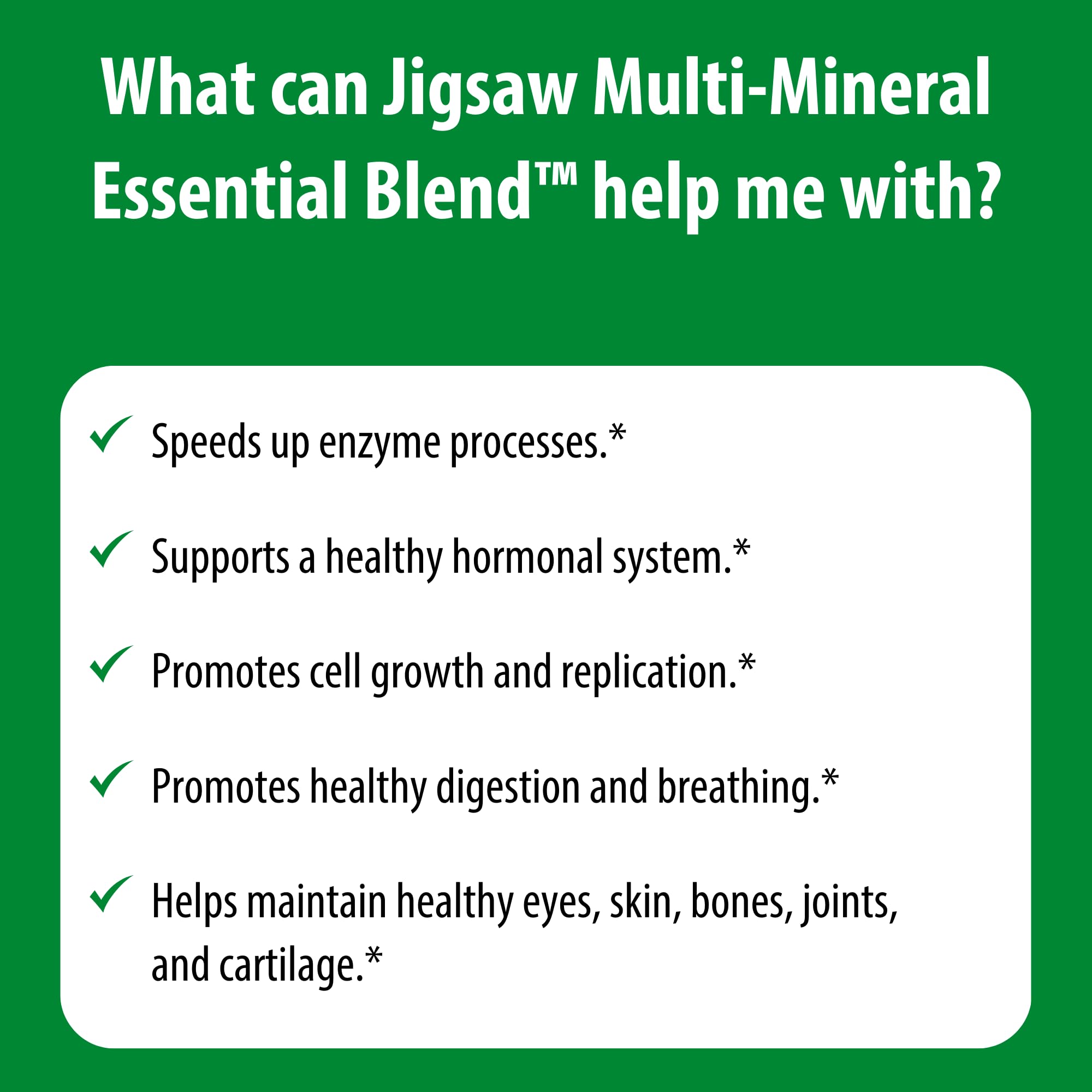 Jigsaw Health Multi-Mineral Essential Blend | 90 Capsules | 90 Servings Jigsaw Health uk supplements