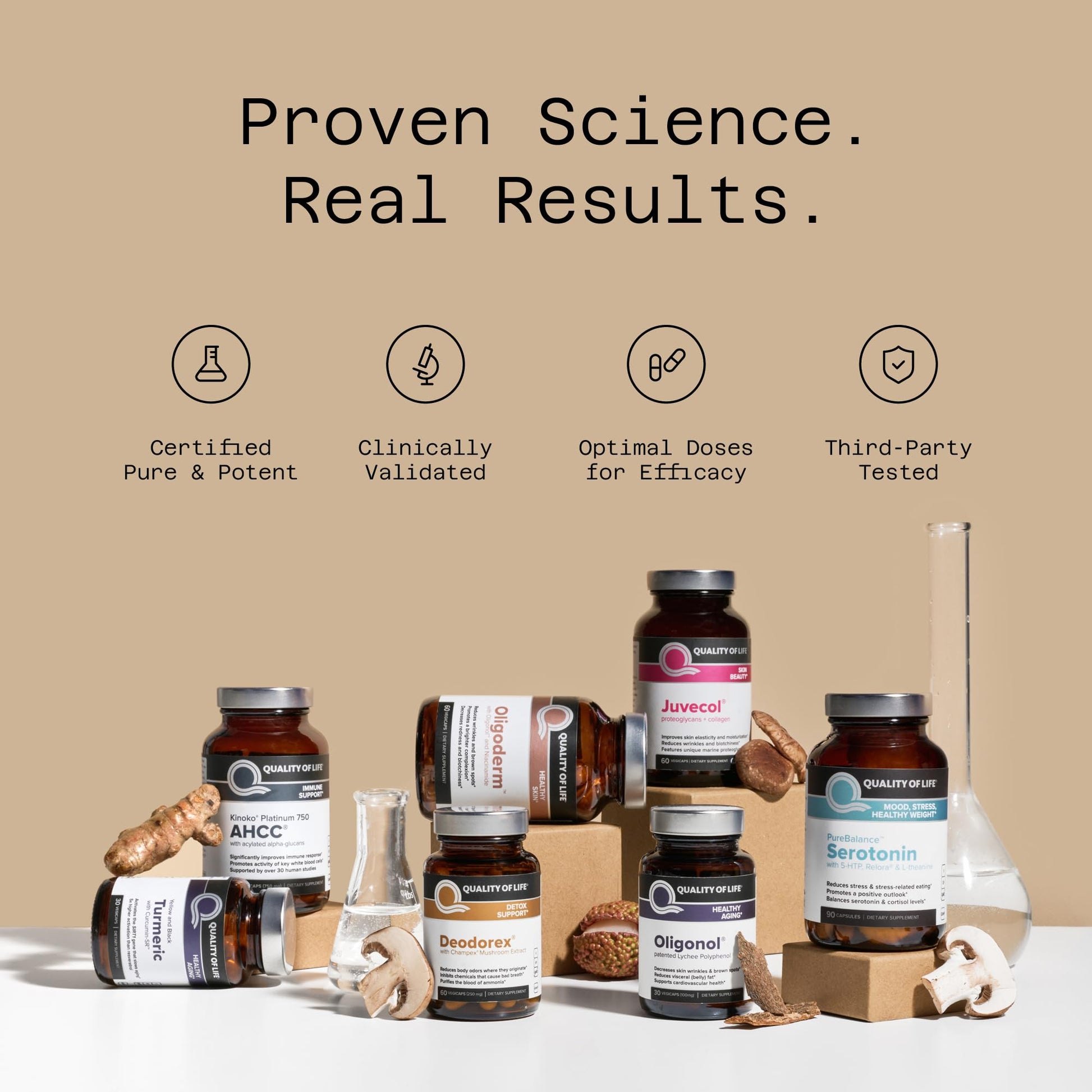 Quality of Life Pure Balance Serotonin Premium–Helps Boost Serotonin & Cortisol Levels - Includes 5-HTP, Venetron, Sensoril, Vitamin D3 & L-Theanine–60 Capsules Quality of Life uk supplements