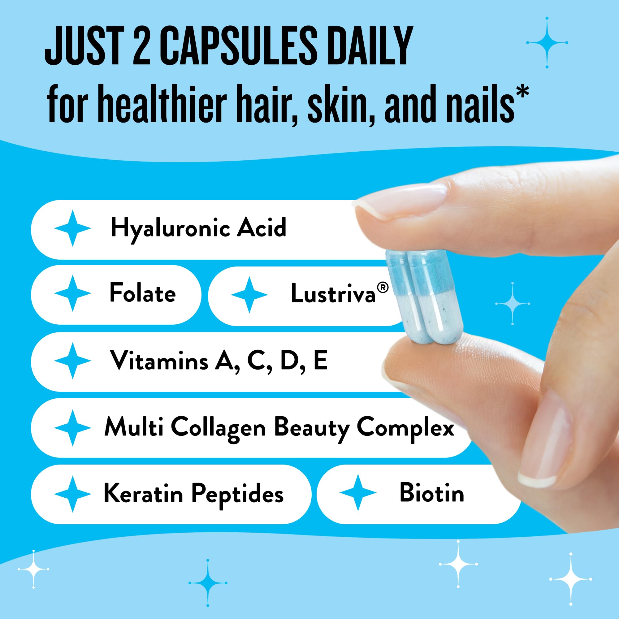 Legendairy Milk Hair Growth Vitamins for Women - Biotin for Hair Growth with Collagen & Lustriva, Hair Loss Products & Supplements for Thinning, Thicker, Fuller, Stronger Skin & Nails, Mane Event™ Legendairy Milk uk supplements