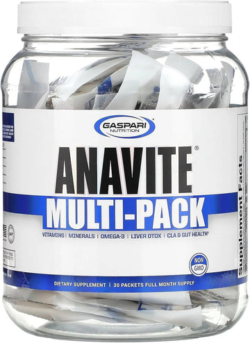 Gaspari Nutrition Anavite, Full Spectrum Multi-Vitamin Packs, Anavite Multivitamins, CLA, Omega 3s, Proven Gut, and Proven Liver Detox Gaspari Nutrition uk supplements