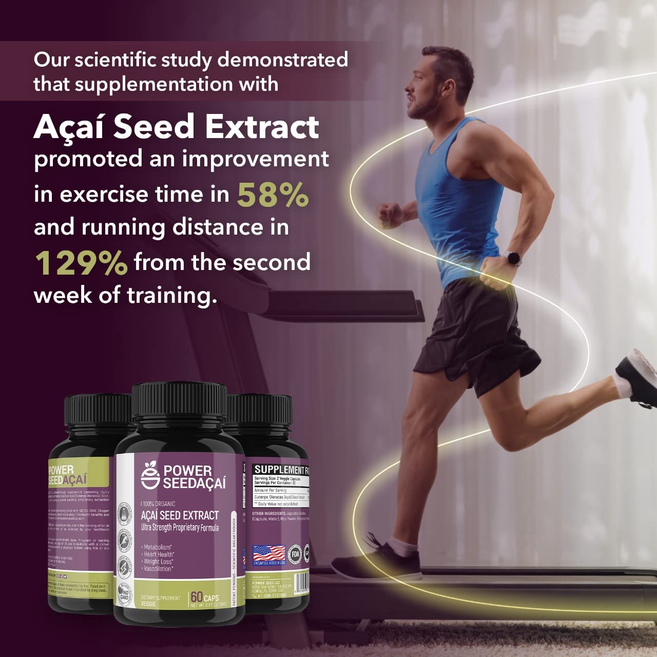 POWER SEEDAÇAÍ New Patented Nitric Oxide Supplement -Increase Blood Flow & Circulatio POWER SEEDAÇAÍ uk supplements