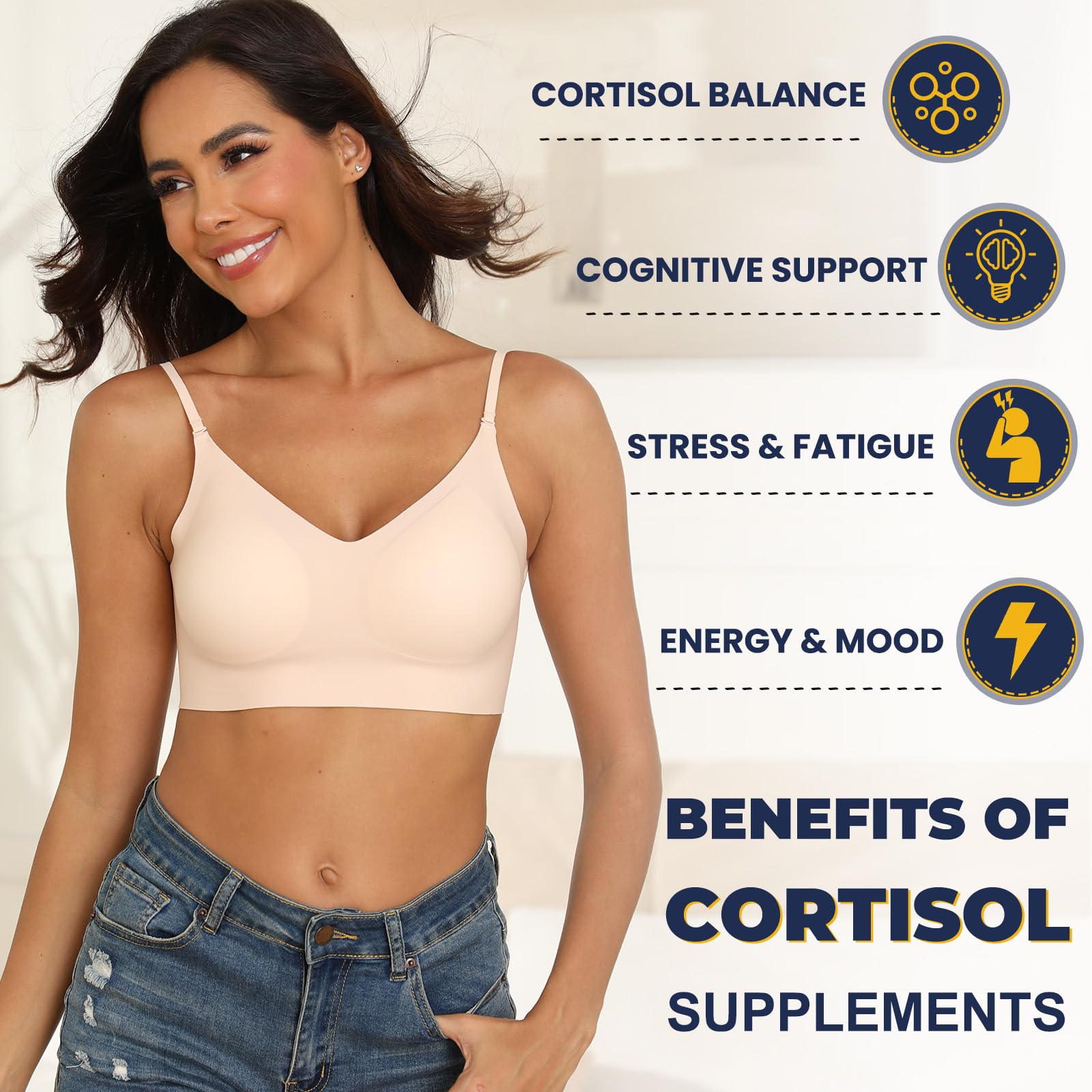 Totaria Cortisol Supplement with Ashwagandha,Magnesium,Rhodiola Rosea,L Theanine,Hormone Balance for Women 120 Vegan Capsules (Pack of 1) Totaria uk supplements