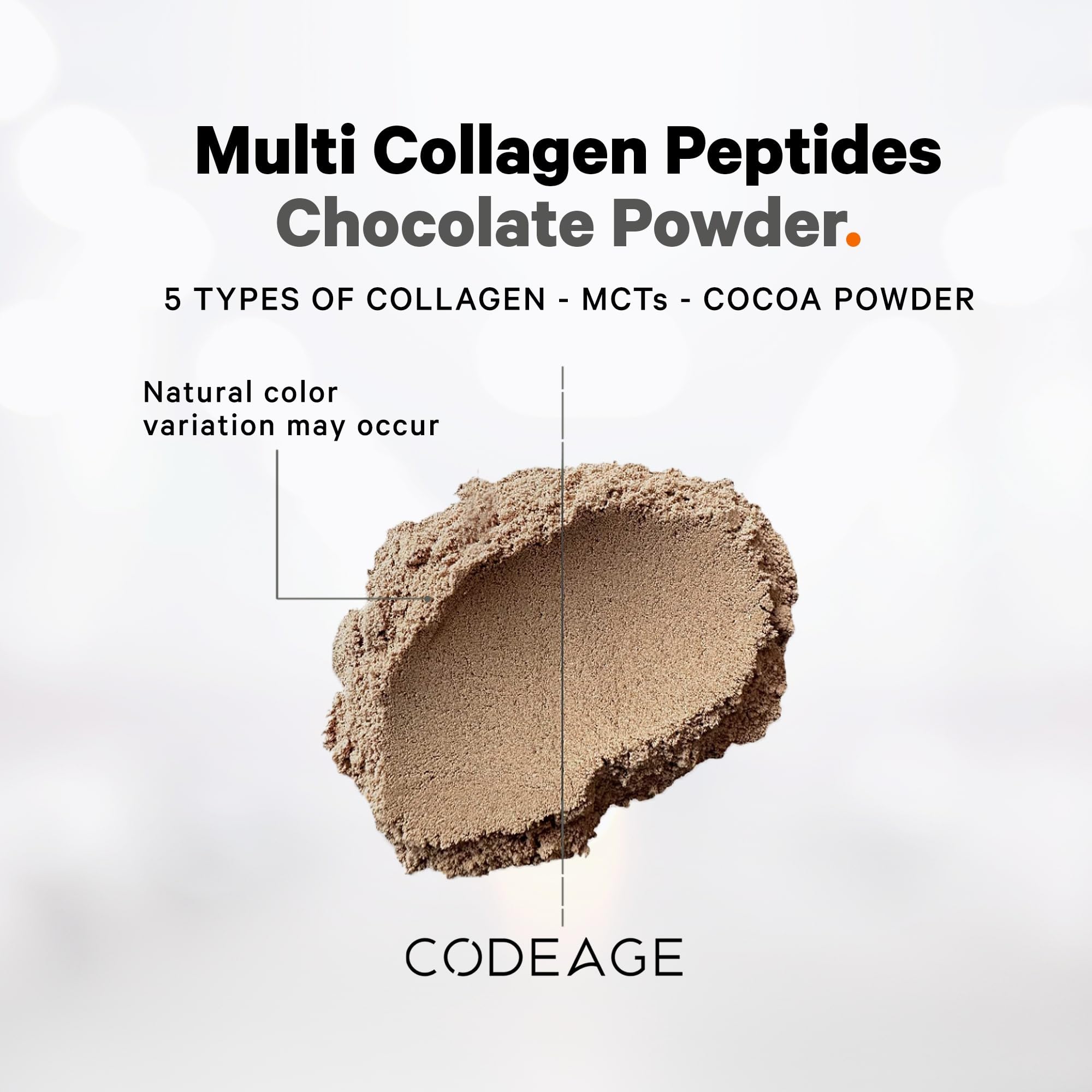 Codeage Multi Collagen Chocolate Protein Powder - Hydrolyzed Bovine Collagen Peptides, 5 Collagen Types & MCT Oil - Collagen Creamer, Chocolate Collagen Peptides - Protein Shakes - Non-GMO - 18.17 oz Codeage uk supplements