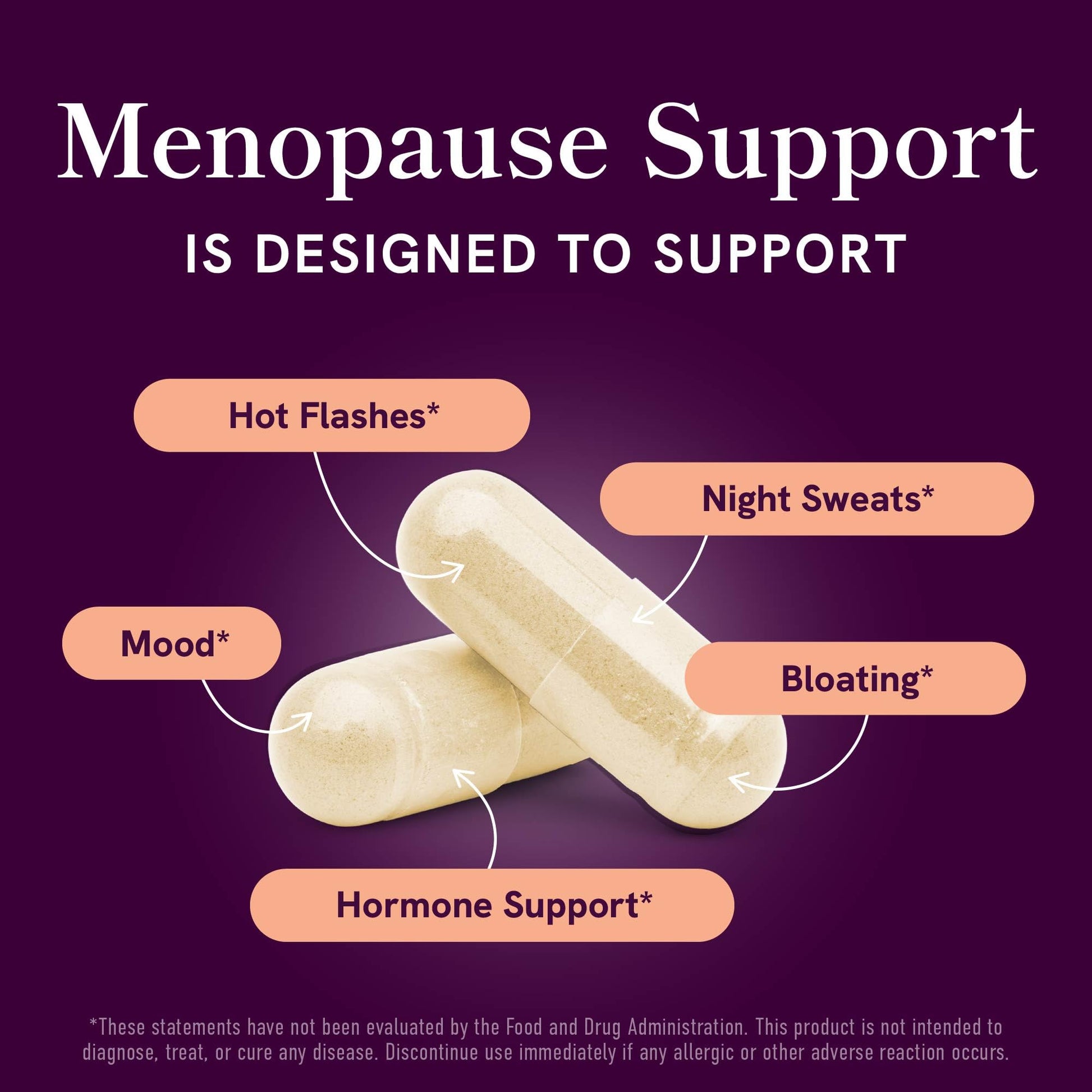 Menopause Support with Prebiotics and Probiotics for Women | Hormone Balance, Hot Flashes & Night Sweats | 50 Billion CFU, DIM & Black Cohosh | Triple Action Menopause Supplements for Women | 30 Ct SMNutrition uk supplements