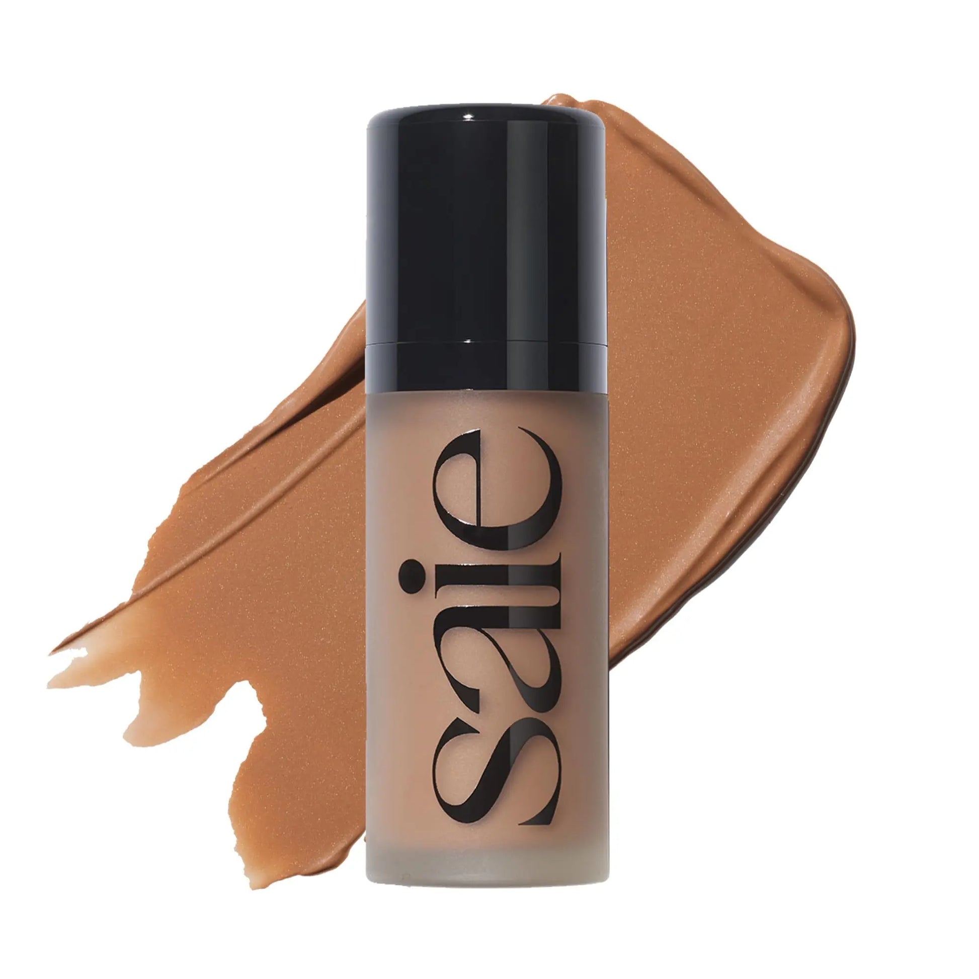 Saie Dew Bronze - Hydrating Liquid Bronzer Stick For a Sun Kissed Glow - Liquid Contour Stick Infused with Nourishing Skin Care Ingredients - Sculpted Face Makeup Essential - Sand (0.4 oz) Saie uk supplements