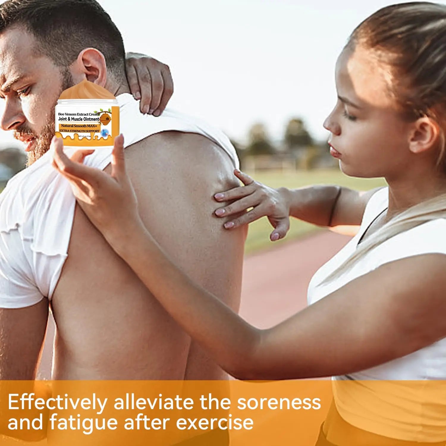 WONDROUSZ Bee Venom Joint Cream, Extra Strength Muscle & Bone Soothing Ointment, for Shoulder, Back, Neck, Hands, Feet, Leg, Knees, Ankle, Arthritis, Meniscus, for Adults, Seniors WONDROUSZ uk supplements