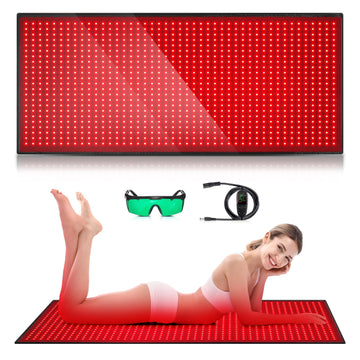 Red Light Therapy Mat for Body, 71"x 31" Red Light Therapy Blanket Red Near Infrared 660nm 850nm GMOWNW uk supplements