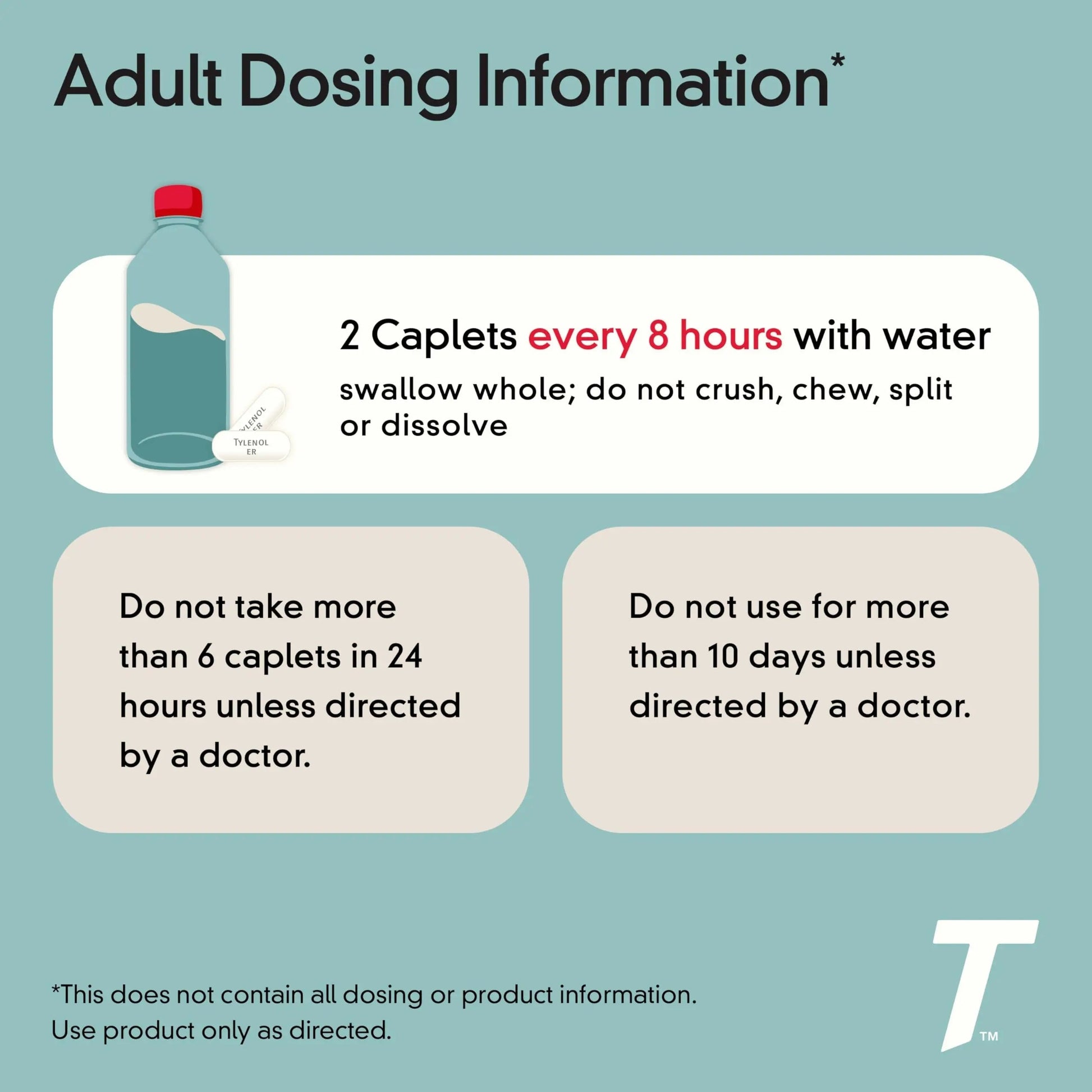 Tylenol 8HR Arthritis Pain Relief Caplets, Fast, Strong Pain Relief, 650 mg Acetaminophen for Minor Arthritis & Joint Pain, Fever Reducer, Extended Release, Won't Irritate Stomach, 100 Count Tylenol uk supplements