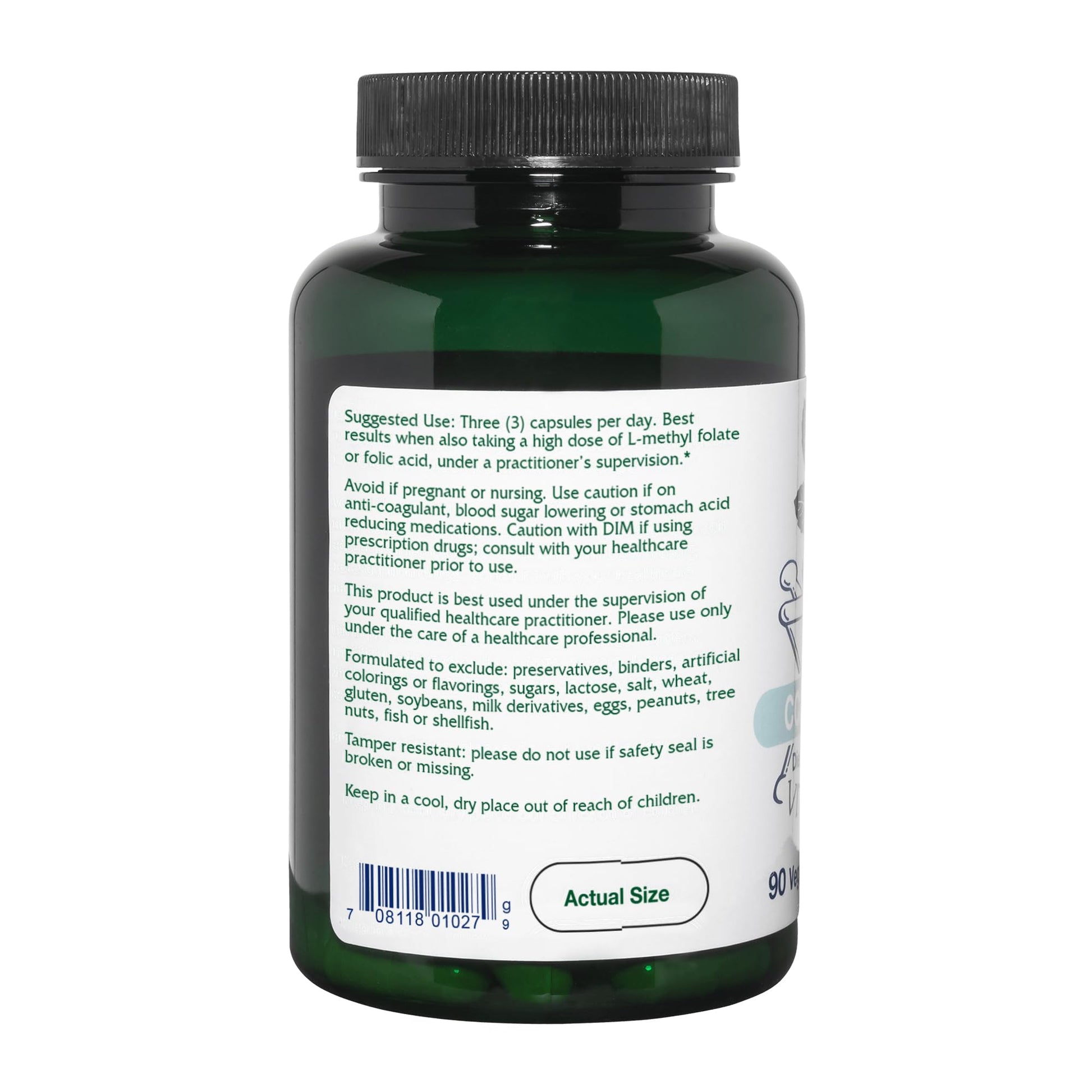 Vitanica CCDG Blend, Immune Support, DIM Supplement 200mg, Turkey Tail Mushroom, Turmeric, Green Tea, Vegan, 90 Capsules Vitanica uk supplements