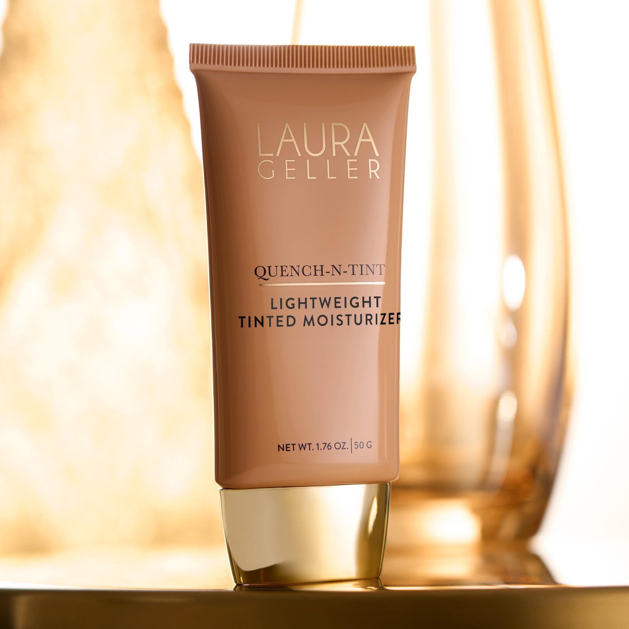 LAURA GELLER NEW YORK Quench-n-Tint Tinted Moisturizer - Sheer to Light Buildable Coverage - Natural Glow Finish - Lightweight Formula with Hyaluronic Acid, 04 Medium LAURA GELLER NEW YORK uk supplements