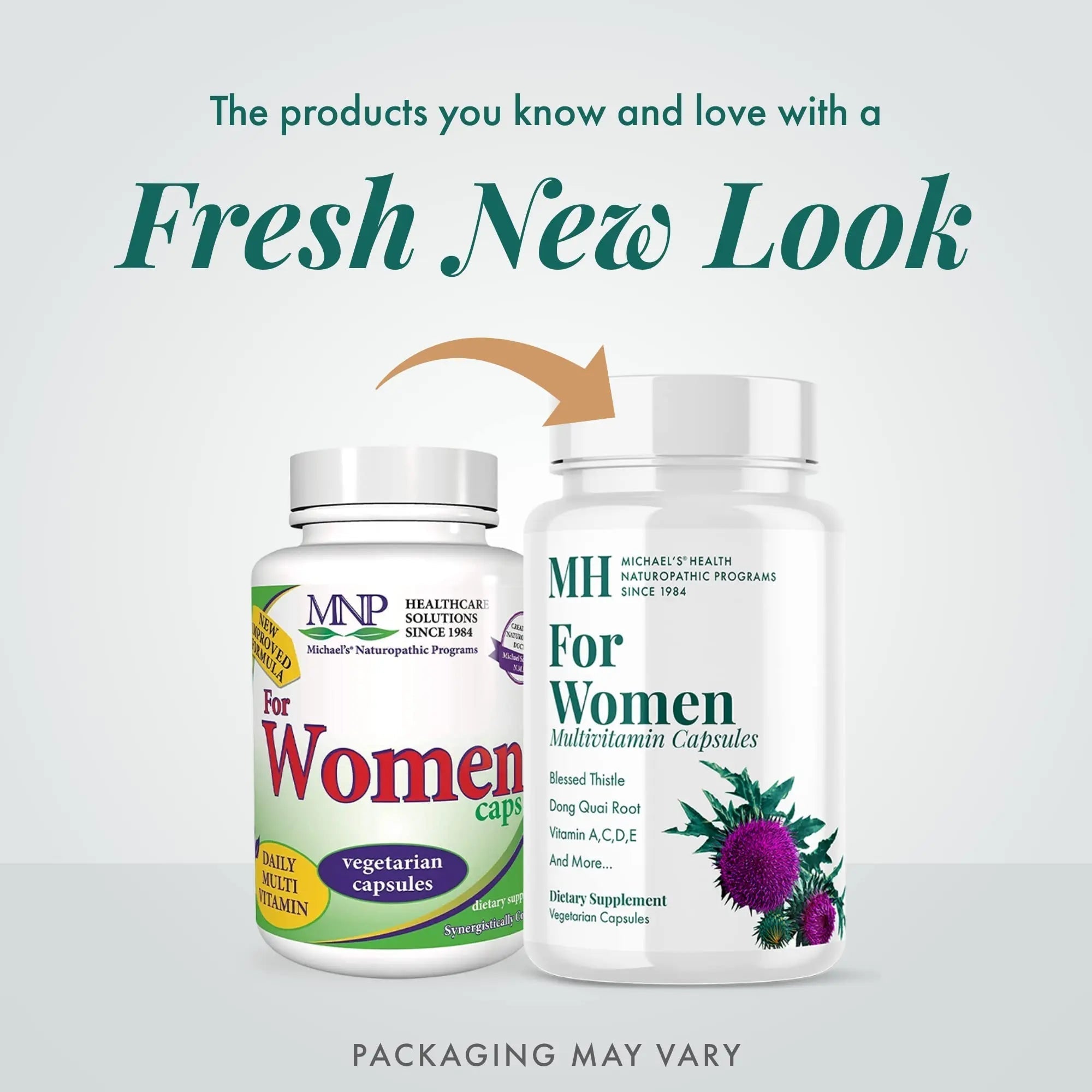 MICHAEL'S Health Naturopathic Programs for Women Multivitamin ? 90 Vegetarian Capsules ? Support for Energy, Hair, Skin and Nails ? 30 Servings MICHAEL'S uk supplements