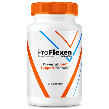 ProFlexen Capsules, ProFlexen Advanced Joint Support Formula, ProFlexen Collagen Support Pills, All Natural Supplement for Healthy and Flexible Joints, Official Pro Flexen Joint Reviews (60 Capsules) NutraRize uk supplements