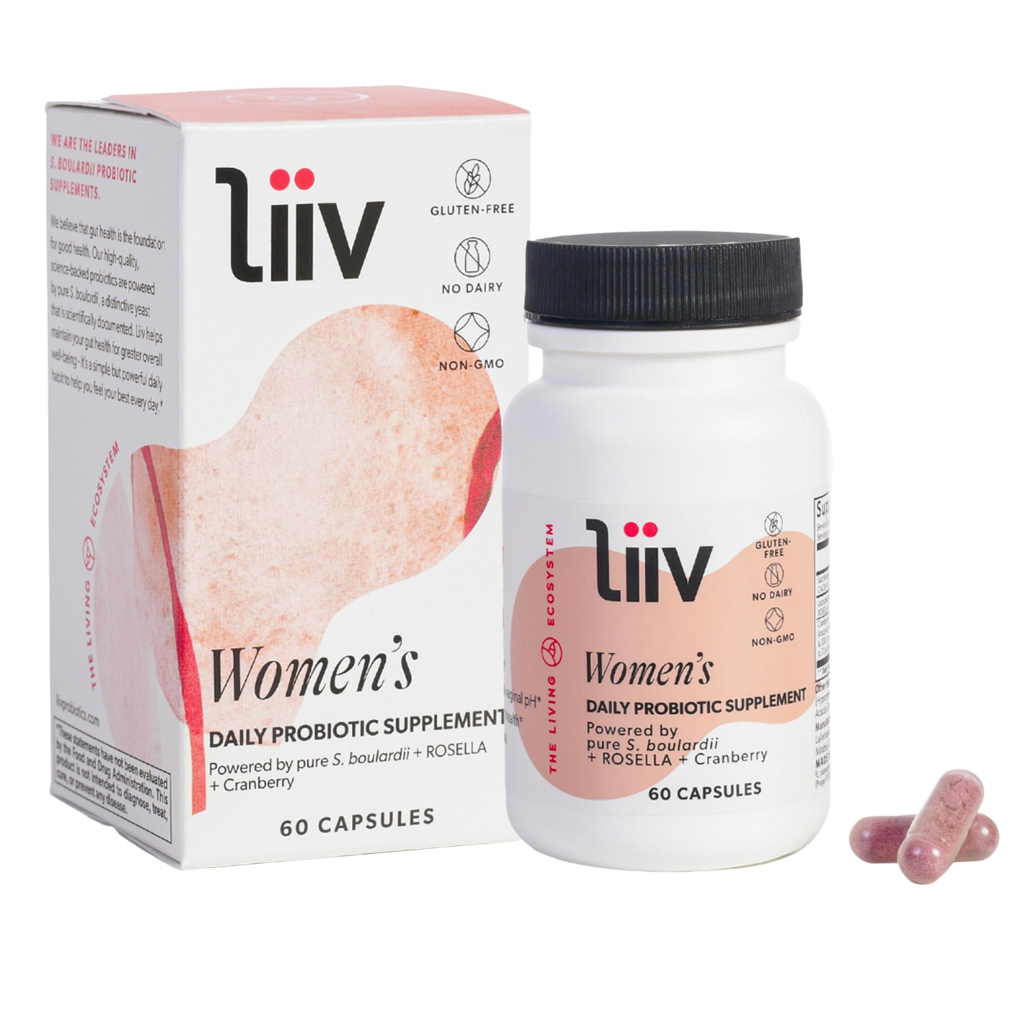 LiiV Women's Probiotics for Women Digestive Health, Vaginal pH Balance & Urinary Tract LiiV uk supplements