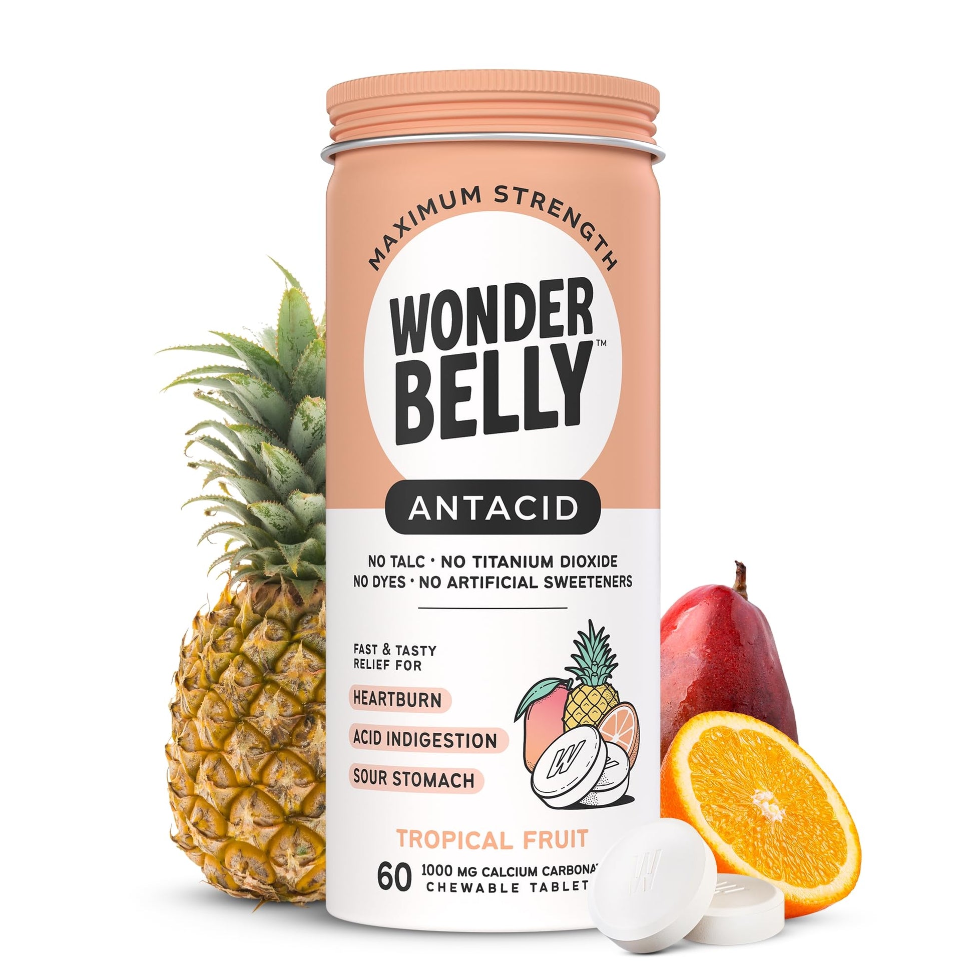 Wonderbelly Antacid, Effective Heartburn and Instant Acid Indigestion Relief, Maximum Wonderbelly uk supplements