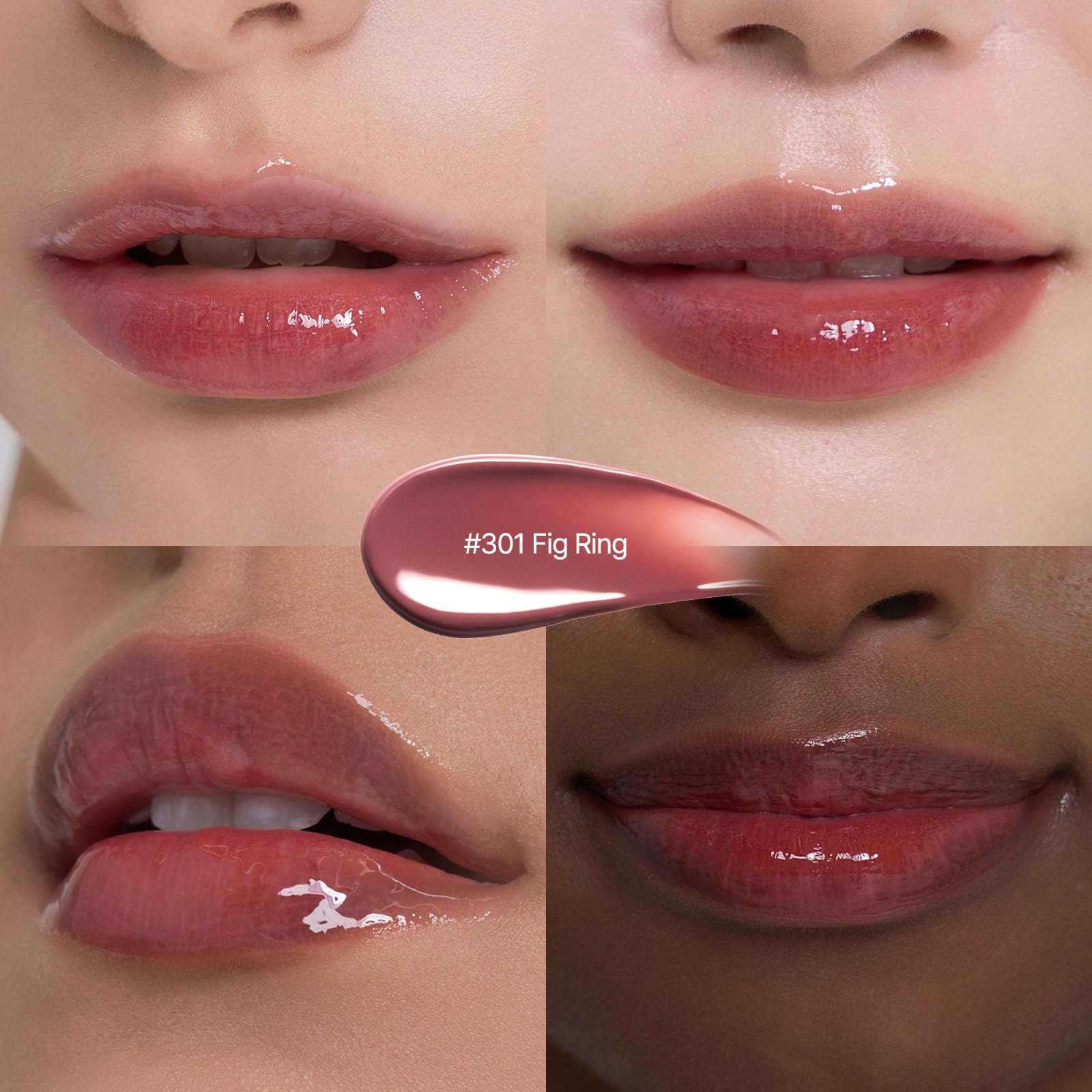 Laka Jelling Nude Gloss, Sheer Hydrating Lip Oil with No Stain, Non-Sticky, Nourishing Gloss for a Glowy Look, K-Beauty (#301 Figring, 1.9g/0.07oz) Laka uk supplements